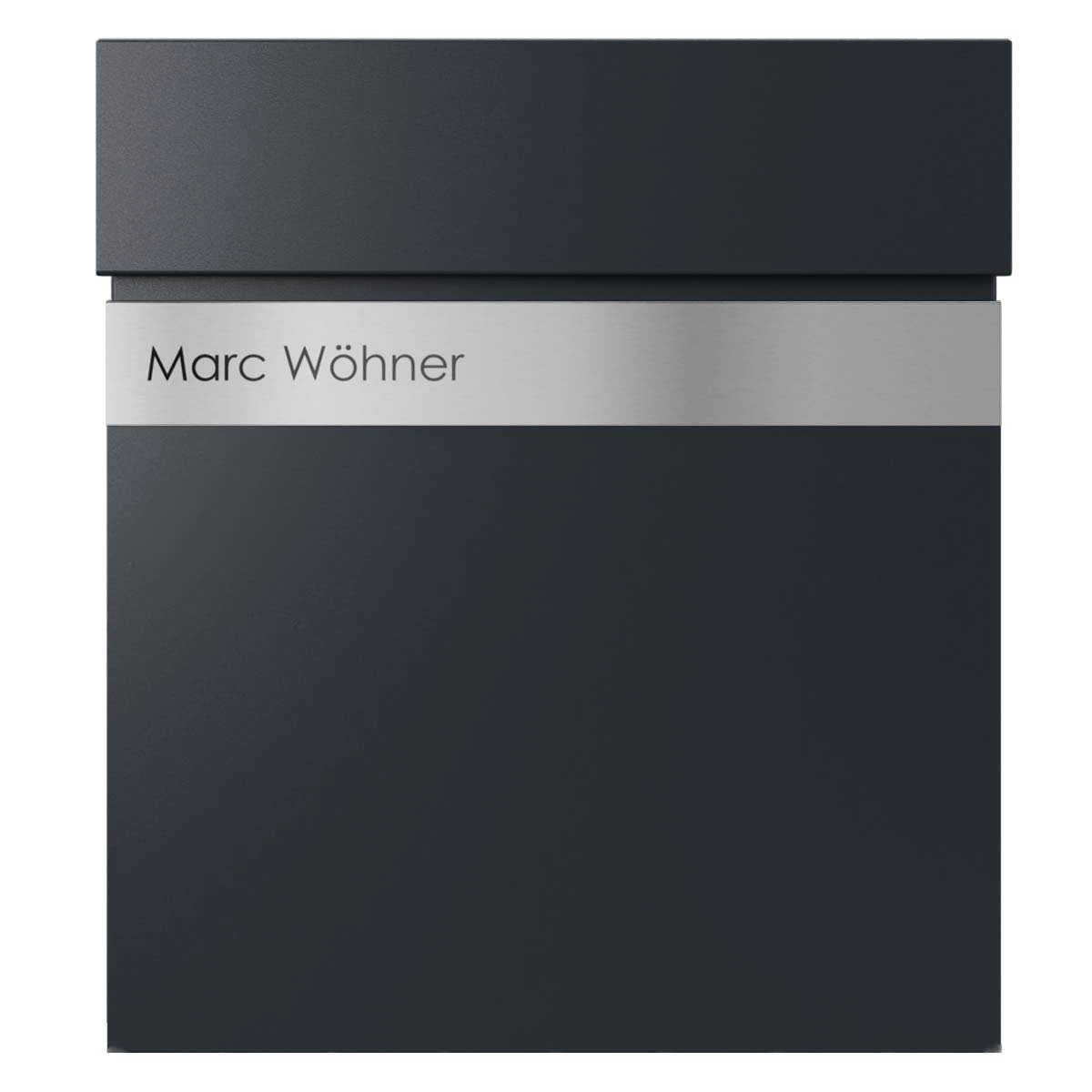 Briefkasten KANT Edition mit Zeitungsfach - Design Elegance 2 - RAL 9005 tiefschwarz Briefkasten KANT Edition mit Zeitungsfach - Design Elegance 2 - RAL 9005 tiefschwarz