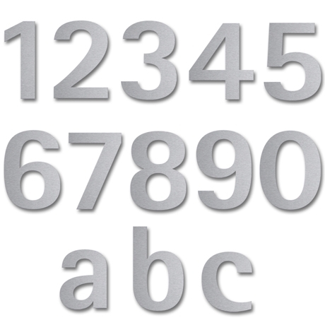 2132e16ac5a51a0c06295e721fe9fb5eed92b164 Stainless steel house number Klopstock