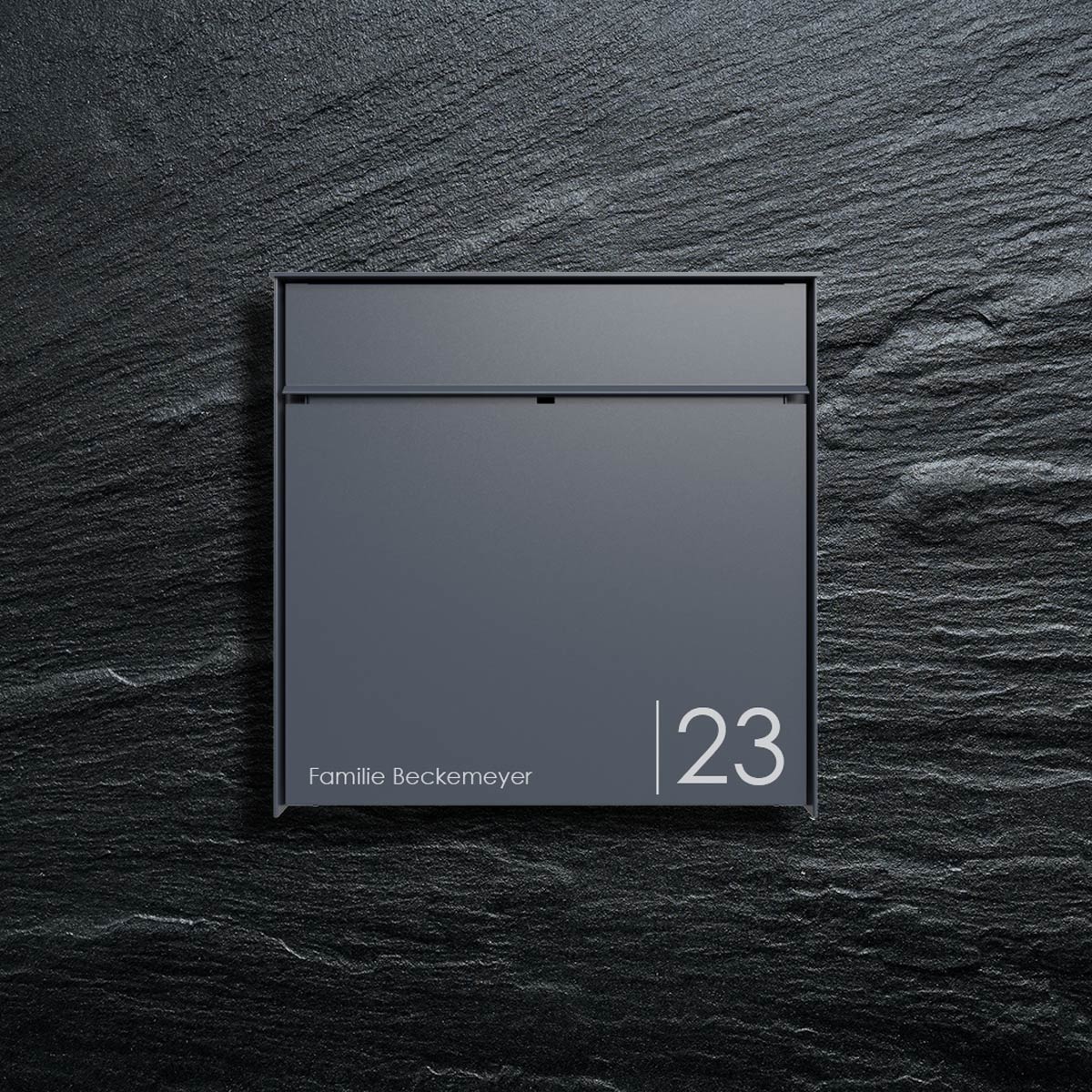 Design surface-mounted letterbox GOETHE AP - RAL of your choice Design surface-mounted letterbox GOETHE AP - RAL of your choice