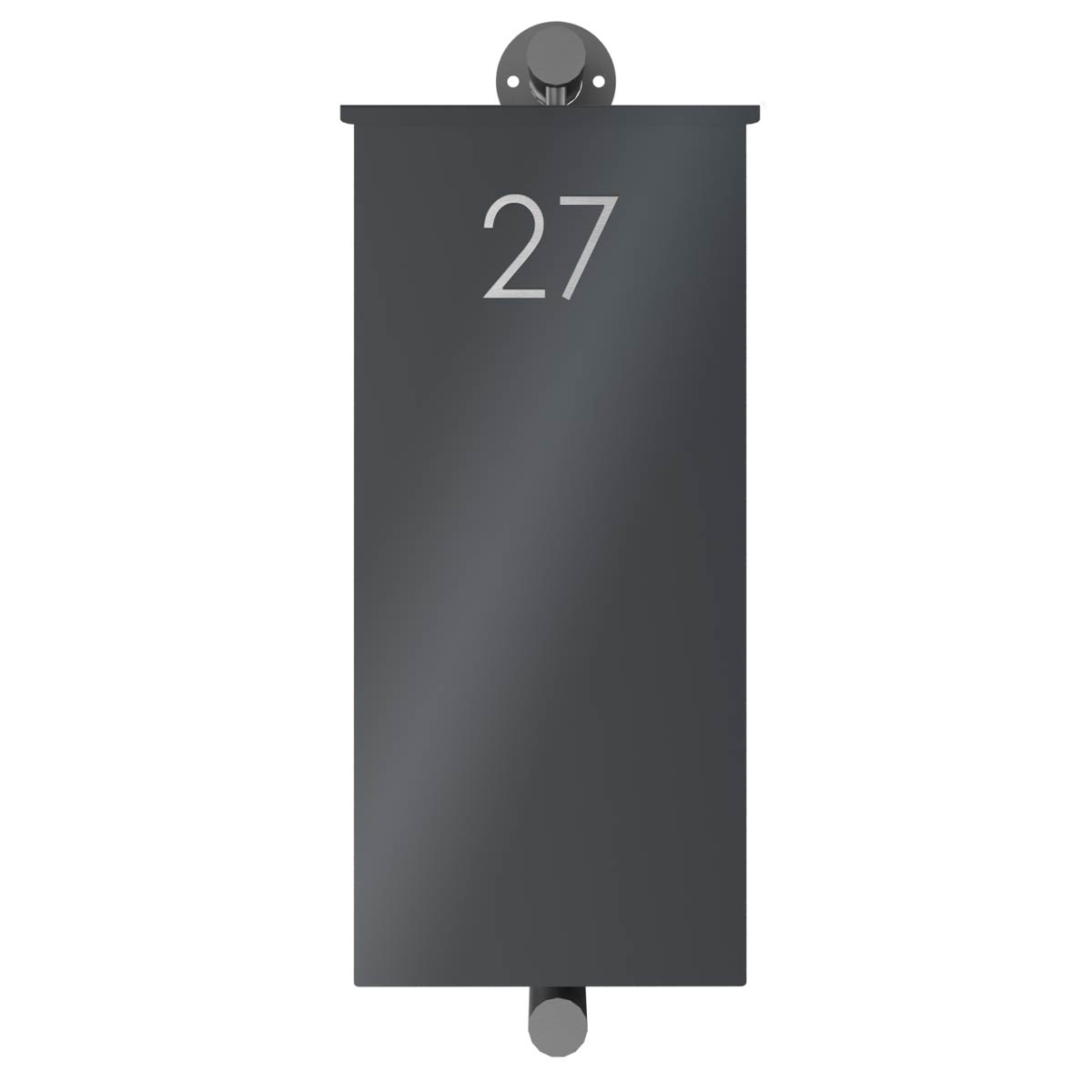 7-piece stainless steel letterbox system Design BASIC Plus 385XW for side wall mounting - RAL of your choice 7-piece stainless steel letterbox system Design BASIC Plus 385XW for side wall mounting - RAL of your choice