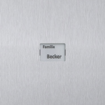 4a9112910ba2366dd1008af92755ec193b2b29c0 DESIGNER plexiglass name badge (white backing) 44x32mm