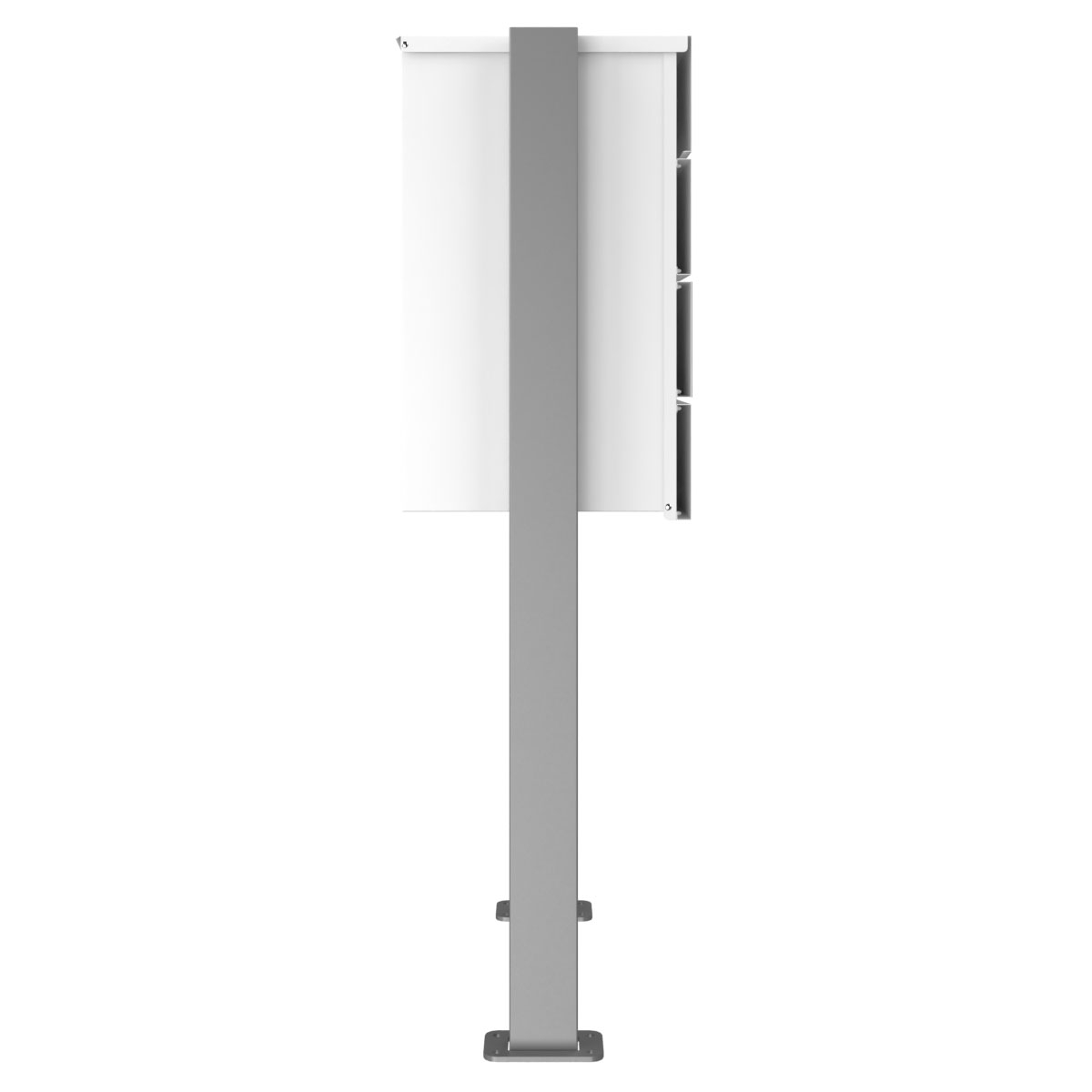 Boîte à paquets indépendante KANT Edition ST-Q - Design Elegance 1 - RAL 9016 blanc signalisation Boîte à paquets indépendante KANT Edition ST-Q - Design Elegance 1 - RAL 9016 blanc signalisation