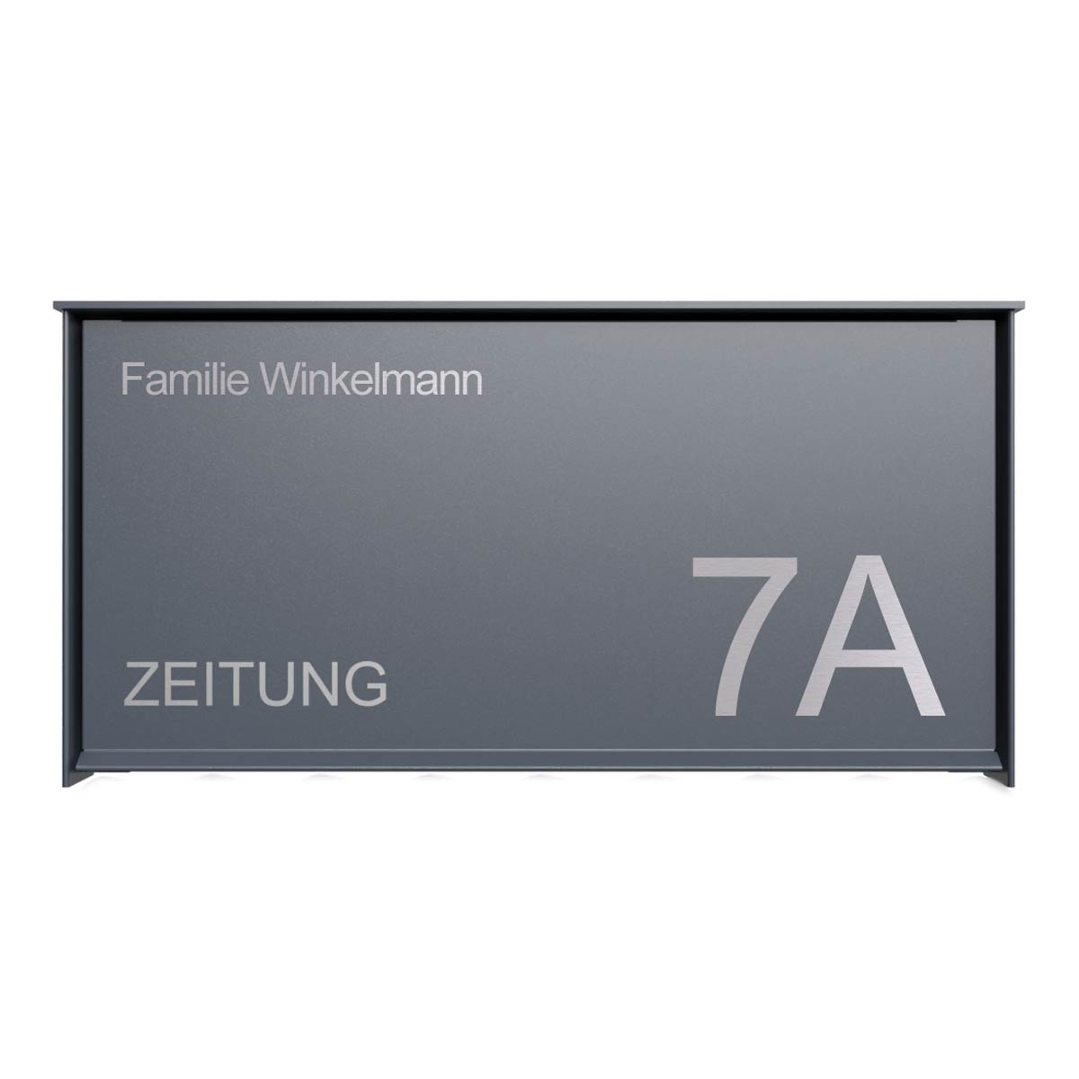 b36fe5f26e0a5597293521a77e6b54a568df0077 Design surface-mounted newspaper box GOETHE AP - RAL of your choice