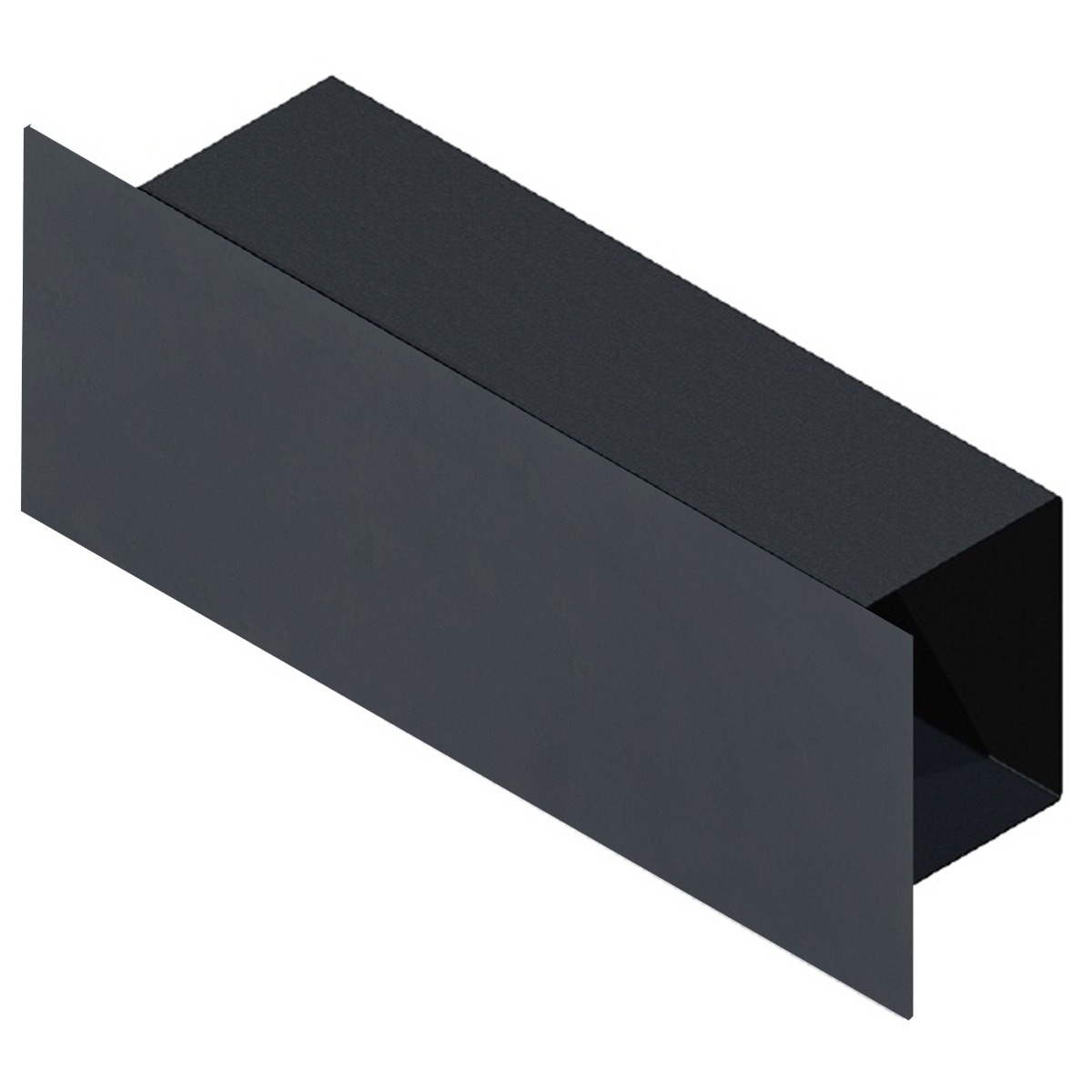 22b71dc4388238252cae1a301ae172e7b77a4122 SCHILLER MEDIUM VAR design newspaper compartment - V2A stainless steel, powder-coated in RAL 7016 anthracite grey fine structure matt