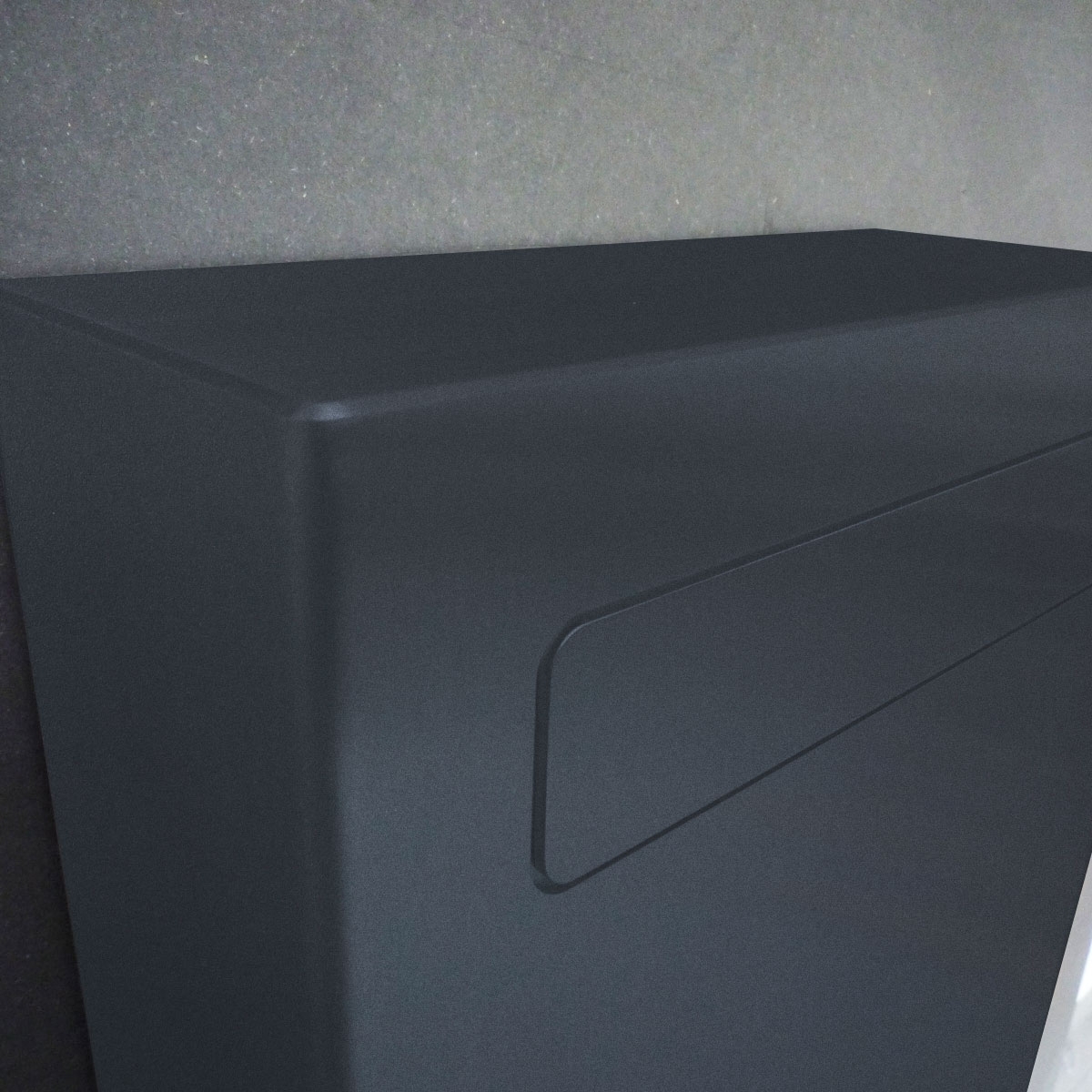 Cassetta postale di sicurezza tipo 114 monoforma - acciaio inox verniciato a polvere - RAL a scelta