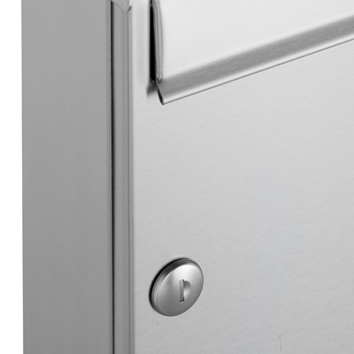 Mauerdurchwurf Briefkasten BASIC 622 - Edelstahl V2A geschliffen - 6 Parteien Mauerdurchwurf Briefkasten BASIC 622 - Edelstahl V2A geschliffen - 6 Parteien