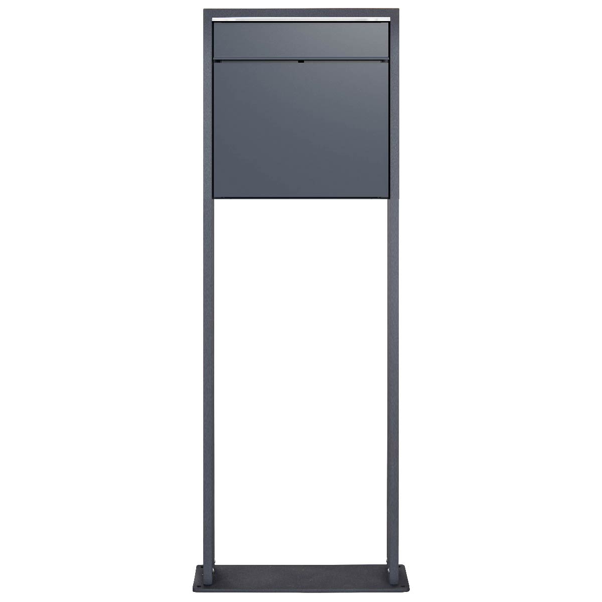 Design Standbriefkasten GOETHE LIB - LED Designelement - RAL nach Wahl Design Standbriefkasten GOETHE LIB - LED Designelement - RAL nach Wahl