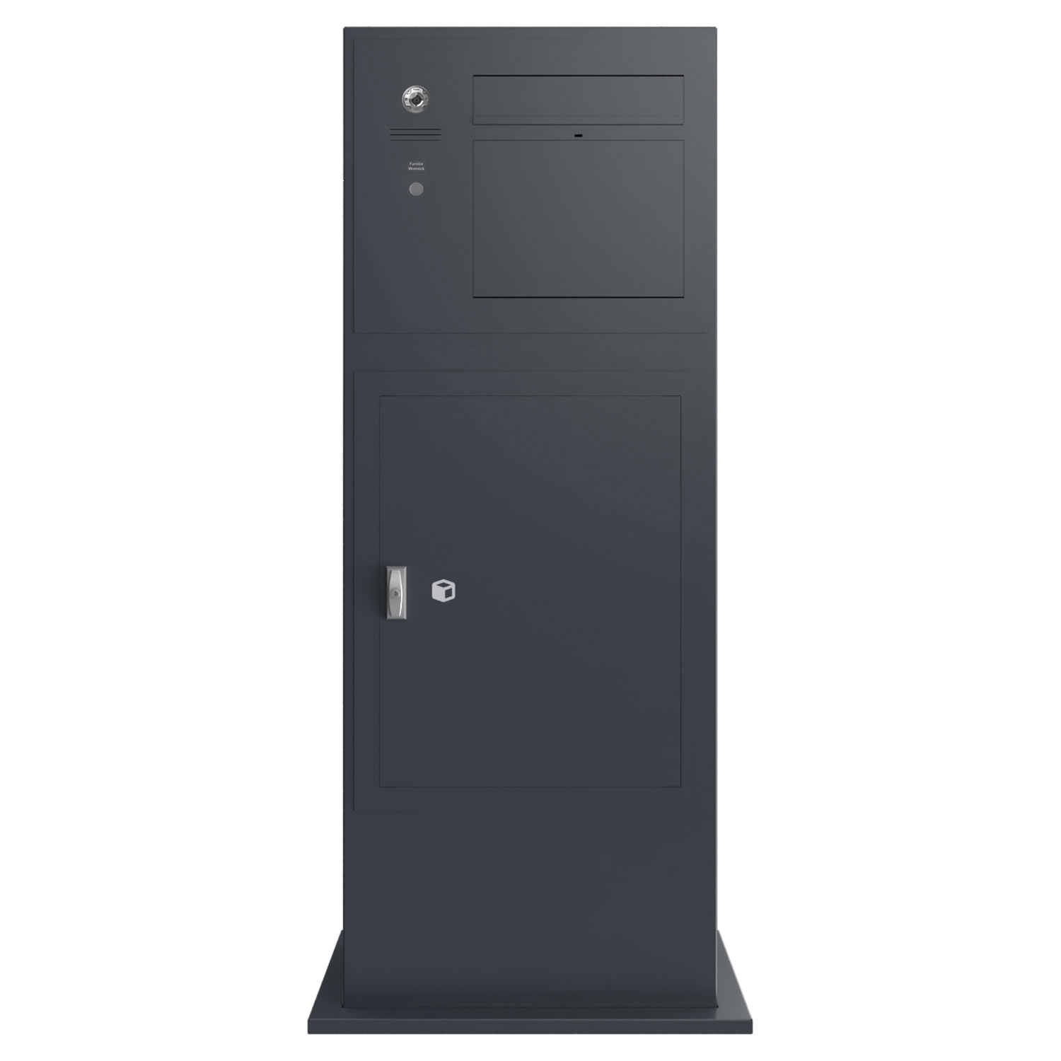 Design letterbox pillar GRIMM with function box