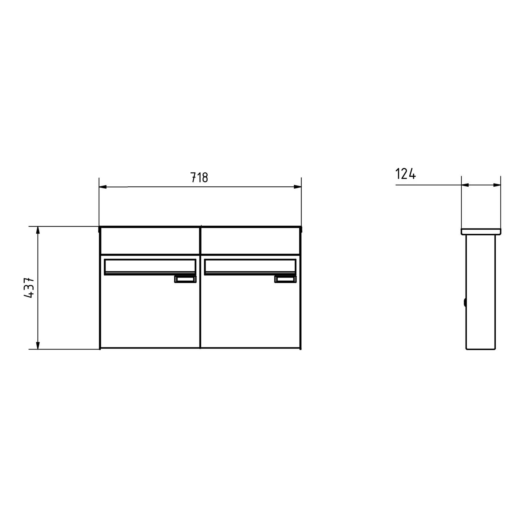 2er 1x2 Edelstahl Zaunbriefkasten BASIC Plus 382XZ mit Klingelkasten - Edelstahl geschliffen - Entnahme rückseitig 2er 1x2 Edelstahl Zaunbriefkasten BASIC Plus 382XZ mit Klingelkasten - Edelstahl geschliffen - Entnahme rückseitig