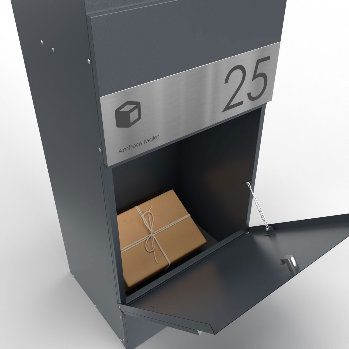 Cassetta per le lettere a pavimento KLEIST Edition - Design Elegance 1 - RAL 7016 grigio antracite