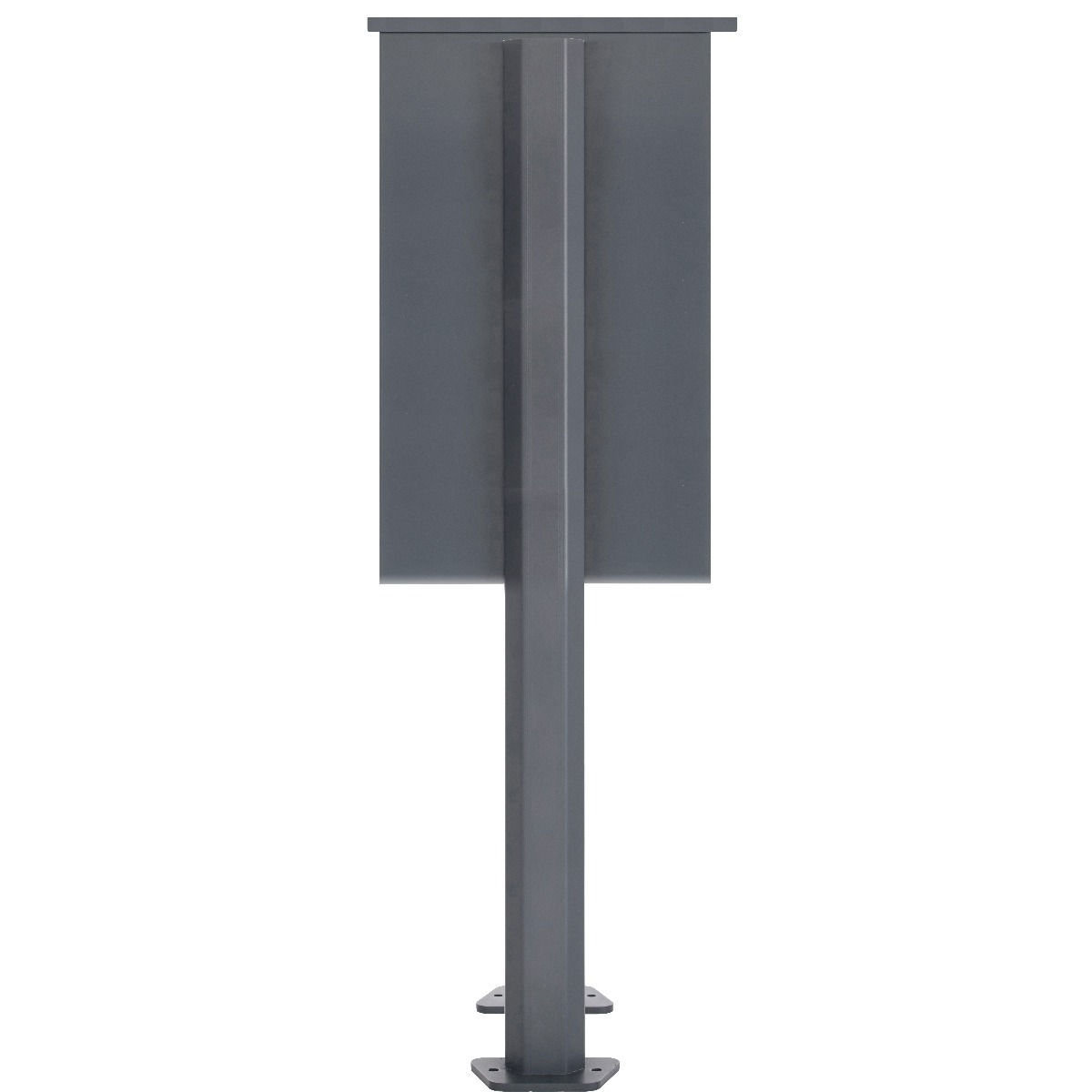 Stainless steel free-standing letterbox system Design BASIC Plus 385XP ST-T - RAL of your choice Stainless steel free-standing letterbox system Design BASIC Plus 385XP ST-T - RAL of your choice