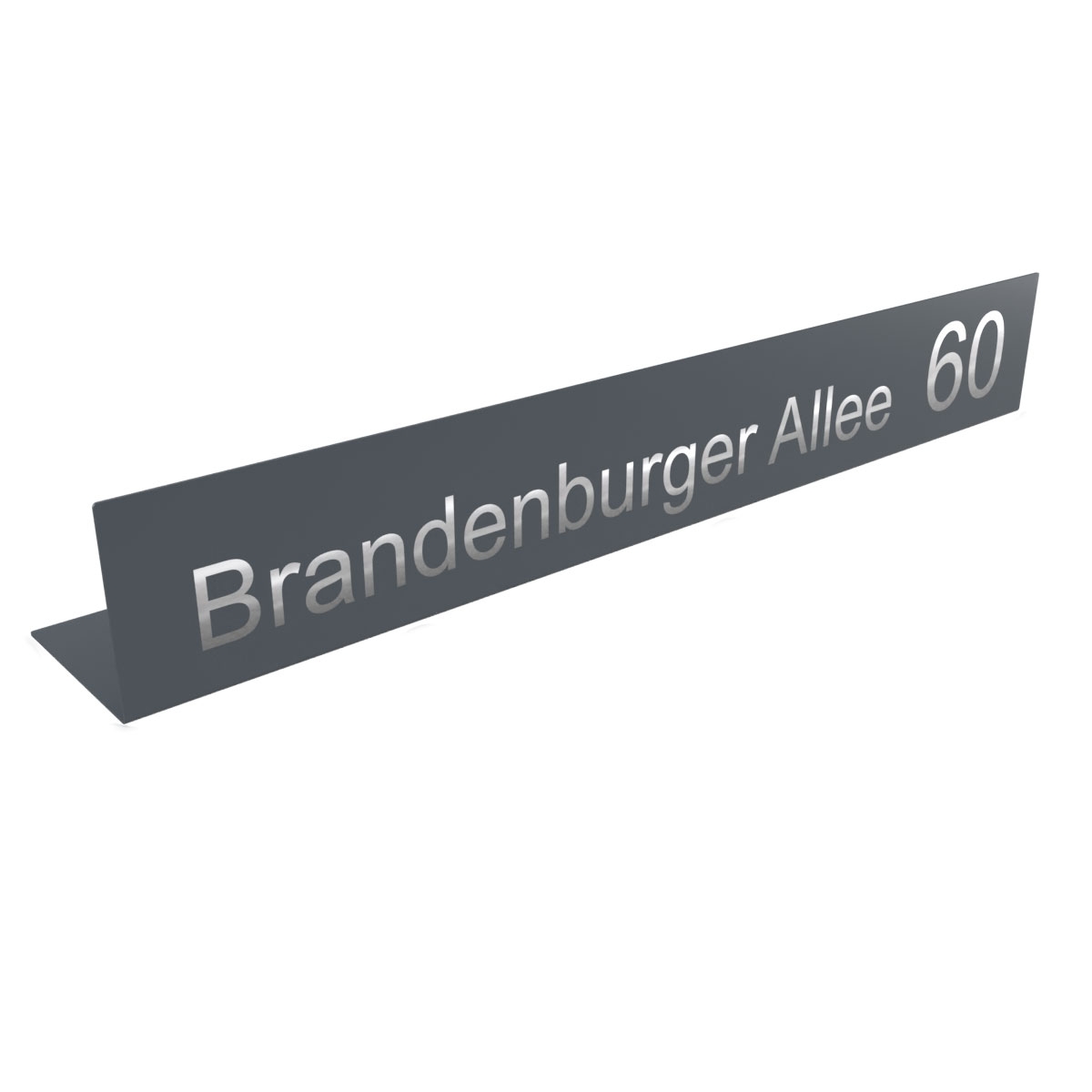 Beschriftungsschild für Briefkastenanlagen - 1110mm - Farbe nach Wahl Beschriftungsschild für Briefkastenanlagen - 1110mm - Farbe nach Wahl
