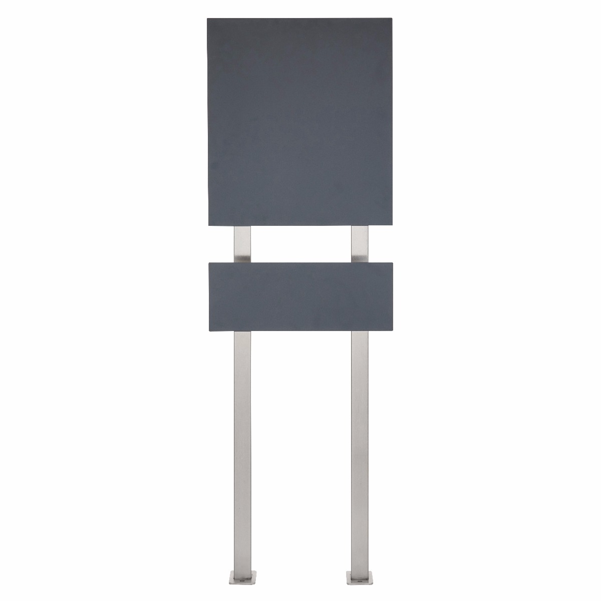 Design Standbriefkasten SCHILLER MEDIUM VAR - Edelstahl V2A pulverbeschichtet in RAL 7016 anthrazitgrau Design Standbriefkasten SCHILLER MEDIUM VAR - Edelstahl V2A pulverbeschichtet in RAL 7016 anthrazitgrau