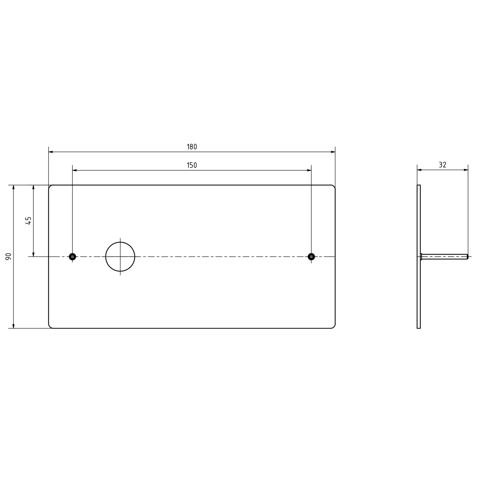 949e8e2bd15e9da723f359d5dafe130a48c1c833 Płytka dzwonka ze stali nierdzewnej BASIC Elegance