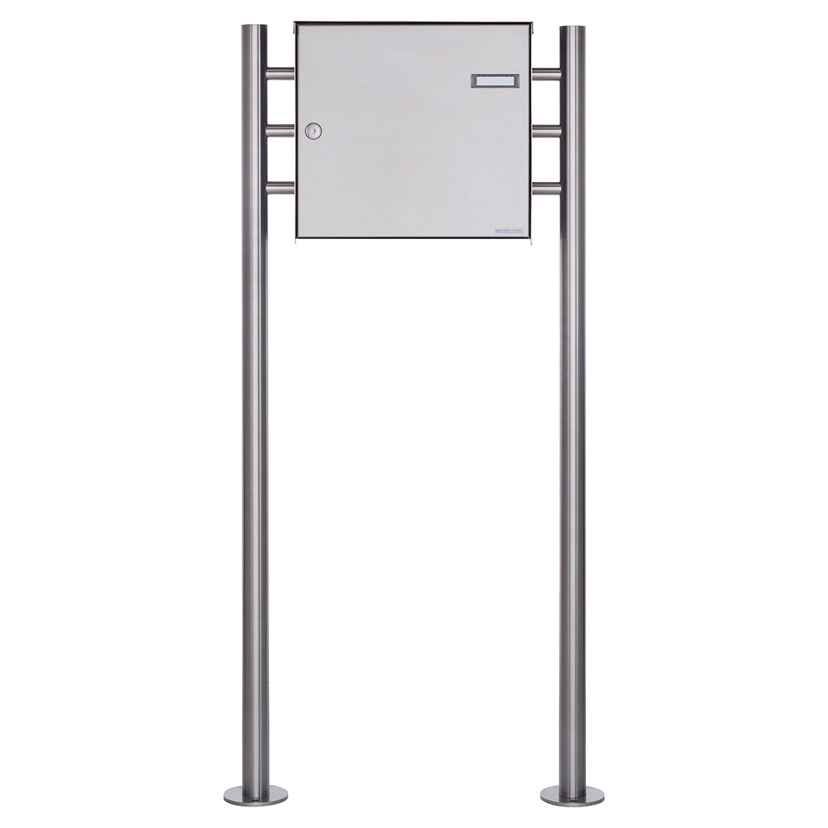 Cassetta per le lettere per recinzione a libera installazione Design BASIC Plus 381XZ ST-R - acciaio inox lucido Cassetta per le lettere per recinzione a libera installazione Design BASIC Plus 381XZ ST-R - acciaio inox lucido