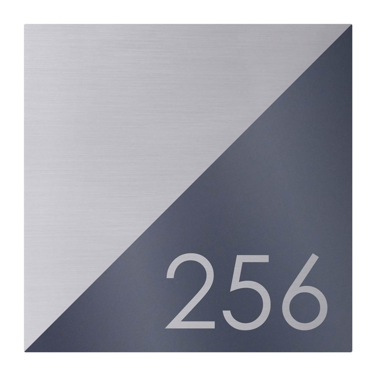 52dfea88f99871d925d3cf94eeea60c95a28baff Edelstahl Hausnummer Schild 424AE4 400x400 - Elegance IV - RAL nach Wahl
