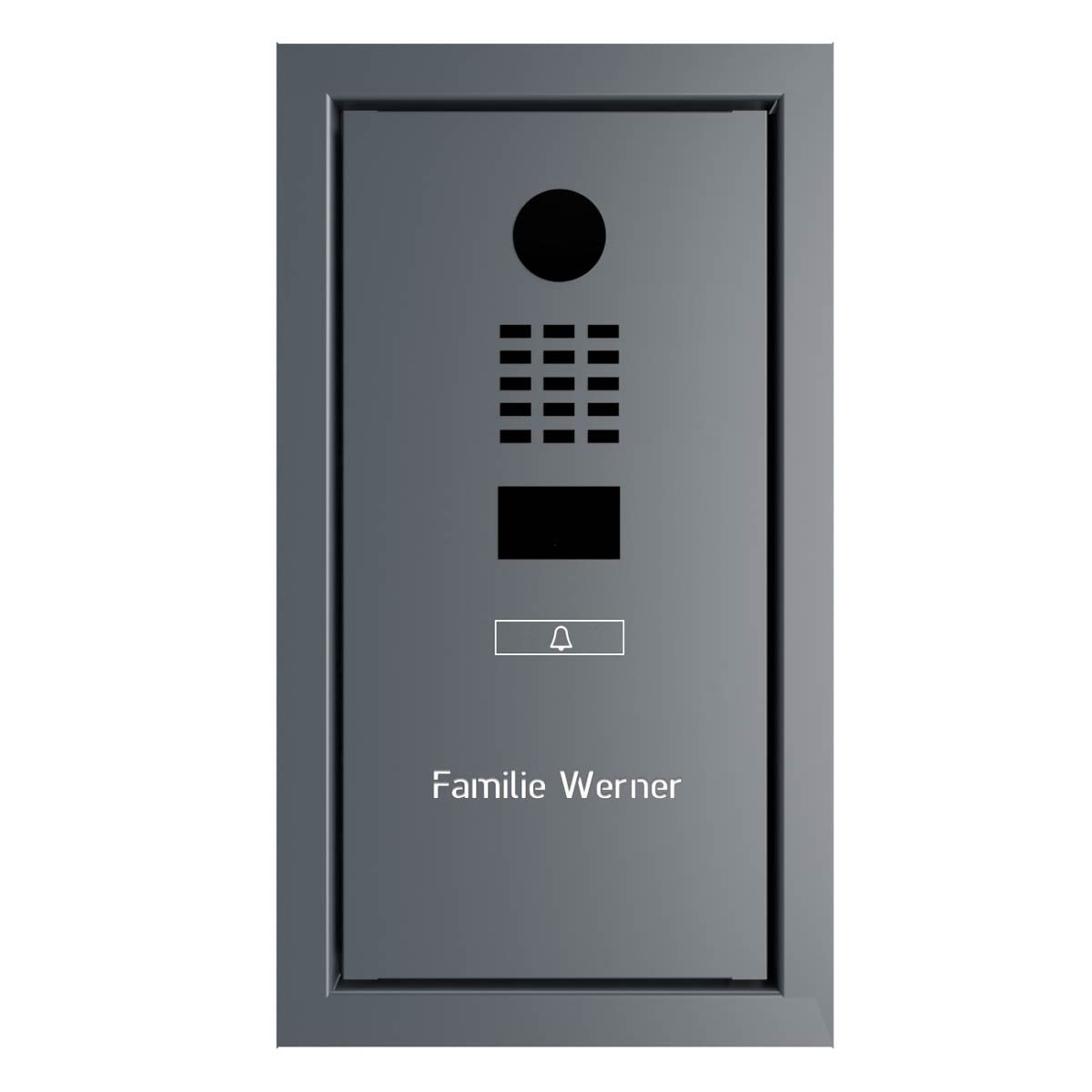 Design Unterputz Türstation GOETHE UP mit DoorBird Video- Sprechanlage - RAL nach Wahl Design Unterputz Türstation GOETHE UP mit DoorBird Video- Sprechanlage - RAL nach Wahl