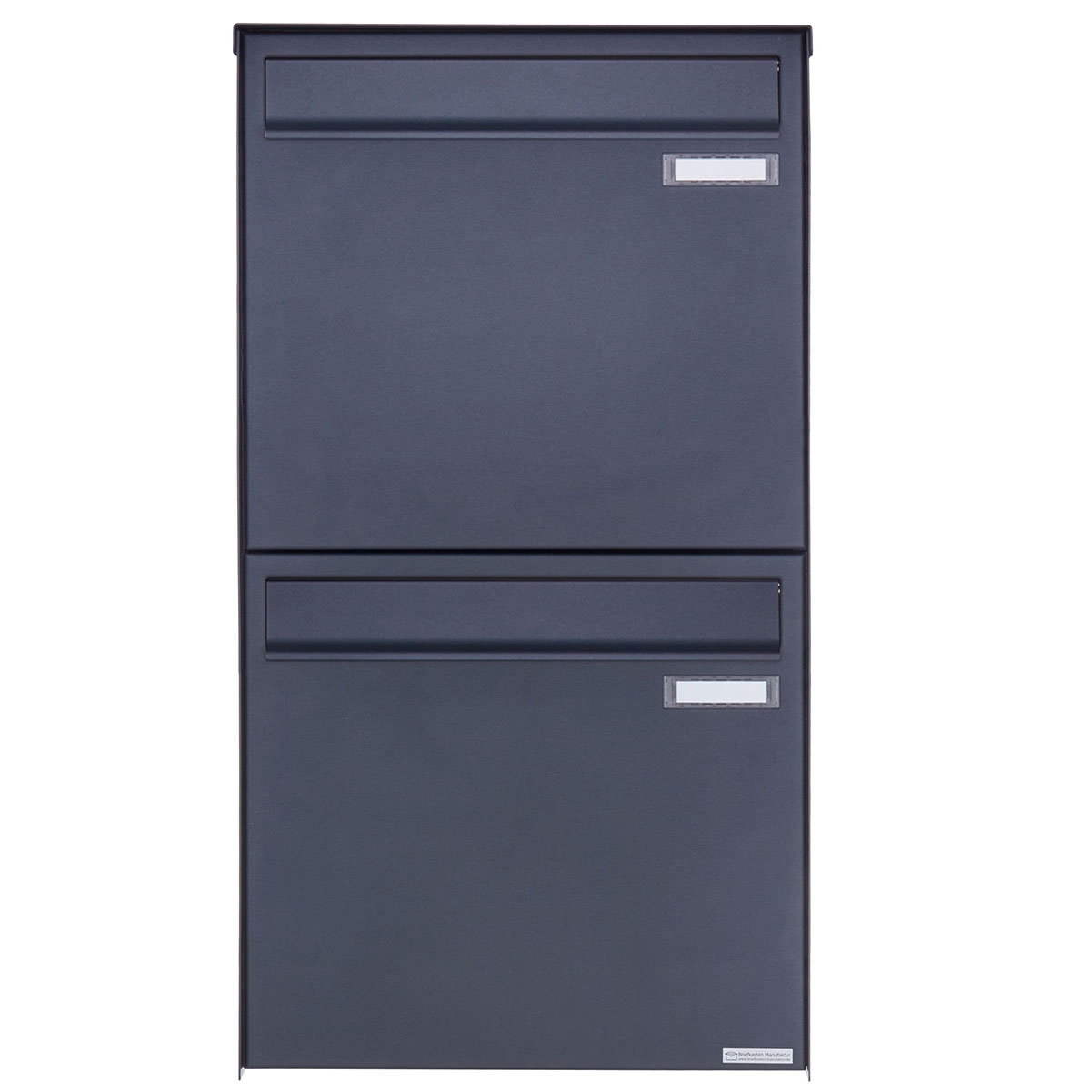2er 1x2 Edelstahl Zaunbriefkasten BASIC Plus 382XZ - RAL nach Wahl - Entnahme rückseitig 2er 1x2 Edelstahl Zaunbriefkasten BASIC Plus 382XZ - RAL nach Wahl - Entnahme rückseitig