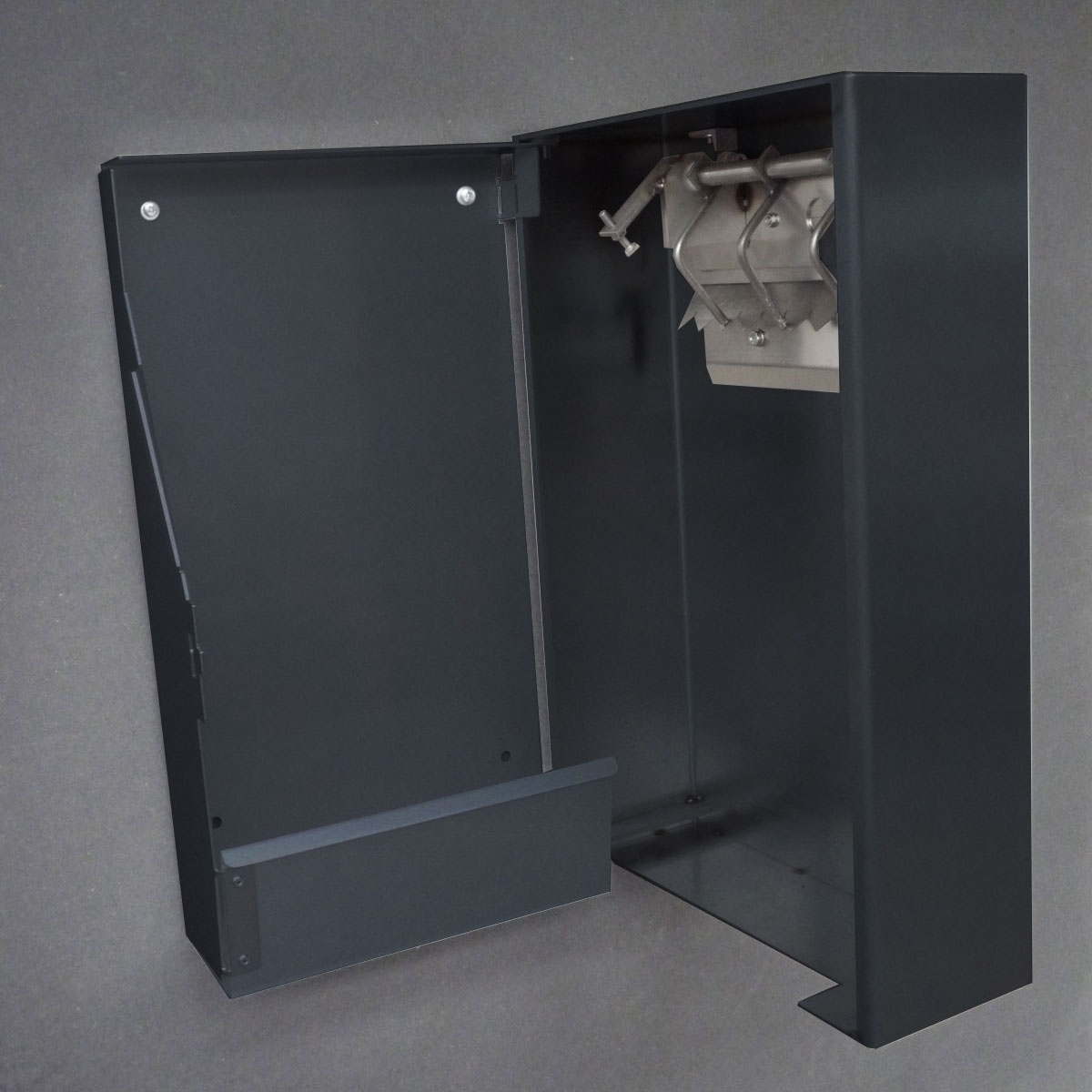 Cassetta postale di sicurezza tipo 114 monoforma - acciaio inox verniciato a polvere - RAL a scelta