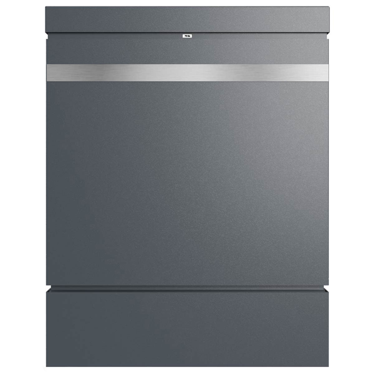 4a786065405ec75738b6f39763e0157a6b8e8d12 Briefkasten BRENTANO® mit Zeitungsfach - Design Elegance 3 - RAL 7016 anthrazitgrau