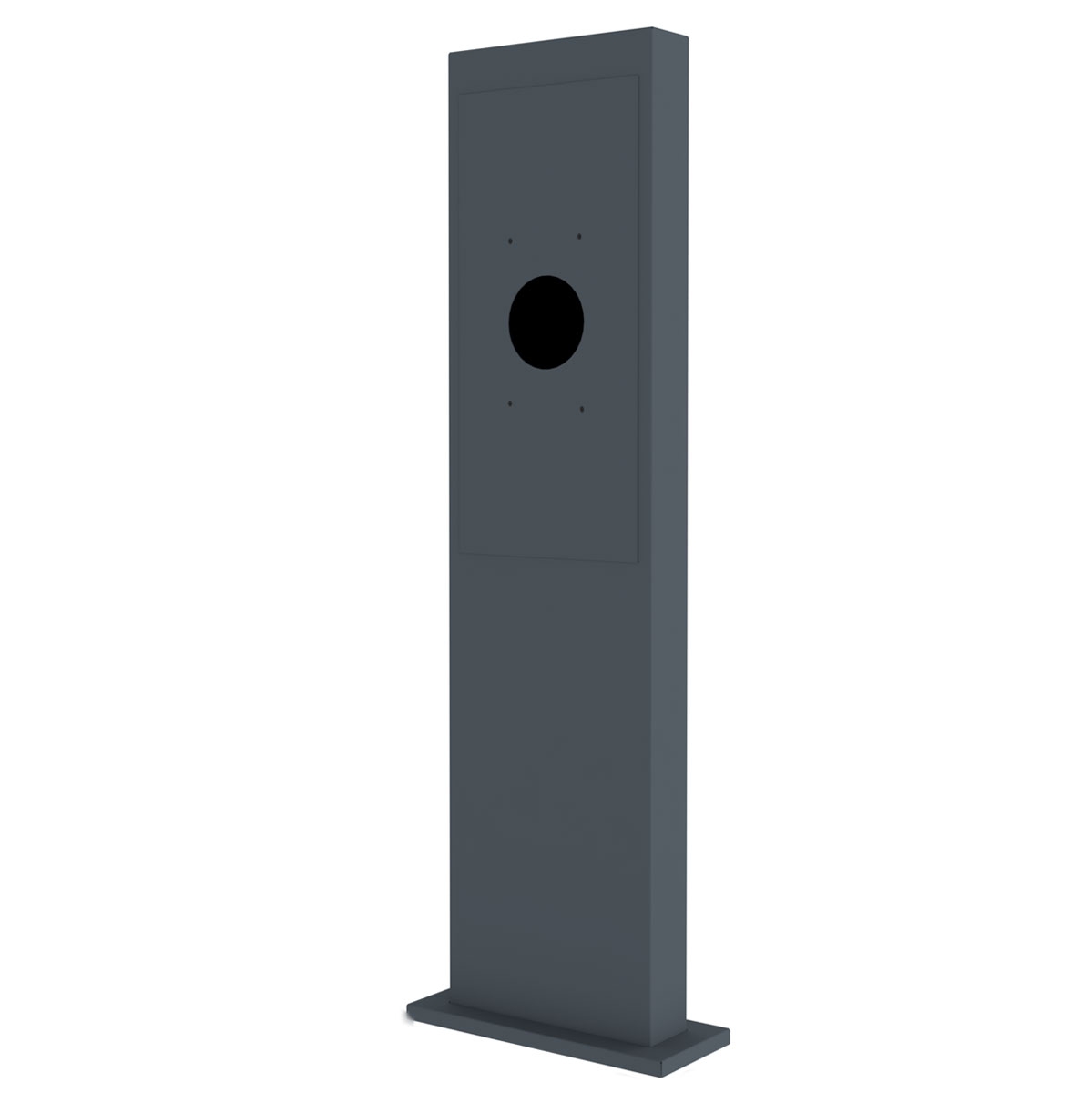 Stainless steel pedestal GRIMM 605 for two wallboxes - Customised wallbox prepared - RAL of your choice Stainless steel pedestal GRIMM 605 for two wallboxes - Customised wallbox prepared - RAL of your choice