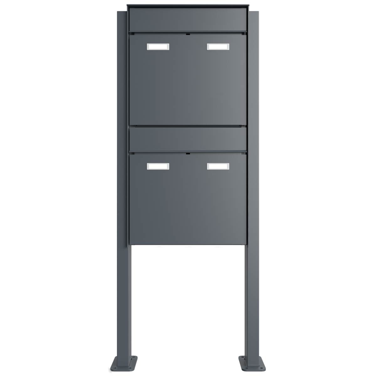 2er 1x2 Design Standbriefkasten GOETHE ST-Q - RAL nach Wahl 2er 1x2 Design Standbriefkasten GOETHE ST-Q - RAL nach Wahl