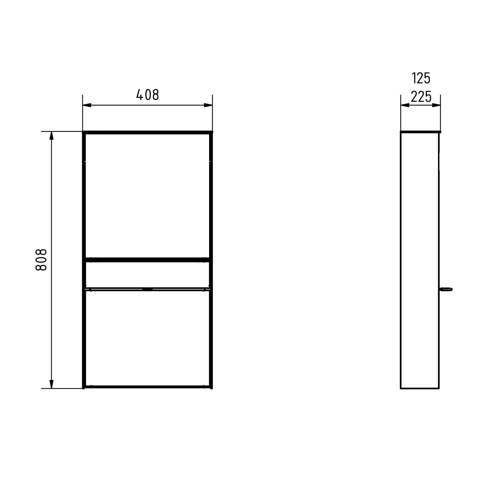Design surface-mounted letterbox GOETHE AP - RAL of your choice - DoorBird video intercom system Design surface-mounted letterbox GOETHE AP - RAL of your choice - DoorBird video intercom system