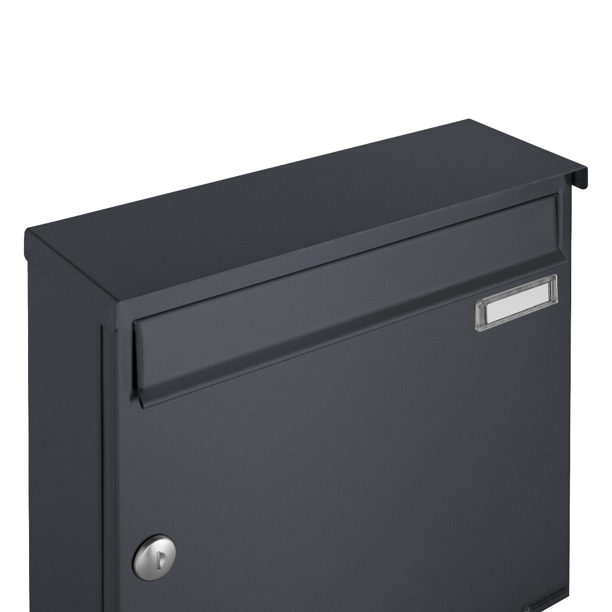 9er 3x3 Aufputz Briefkasten Design BASIC 382A AP - DB703 eisenglimmer