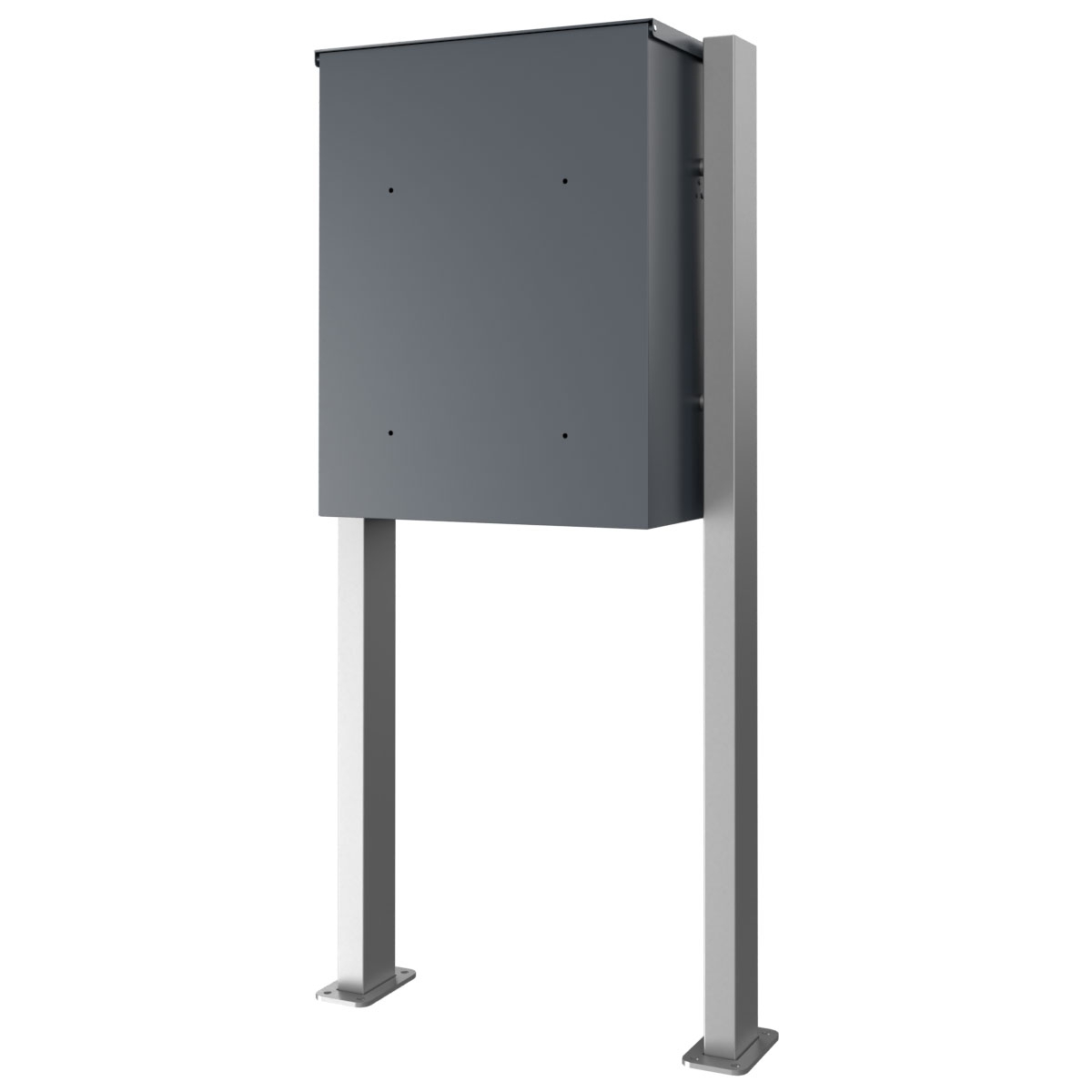 Freistehende Paketbox KANT Edition ST-Q - Design Elegance 3 - RAL 7016 anthrazitgrau Freistehende Paketbox KANT Edition ST-Q - Design Elegance 3 - RAL 7016 anthrazitgrau