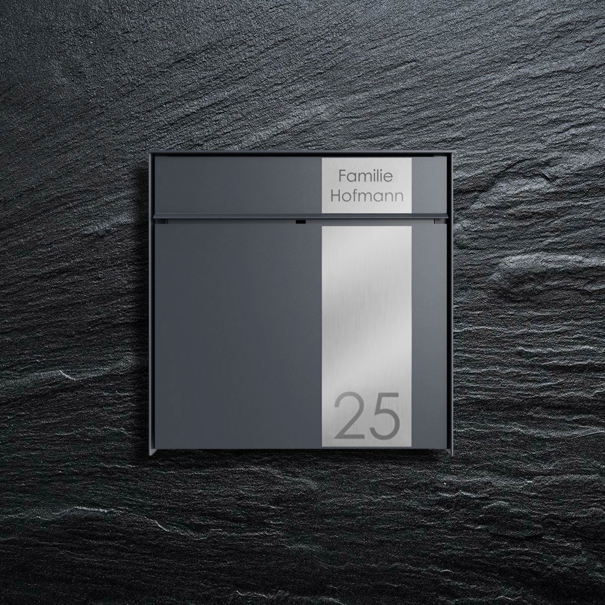 Aufputz Briefkasten GOETHE AP - Design Elegance 2 - RAL nach Wahl