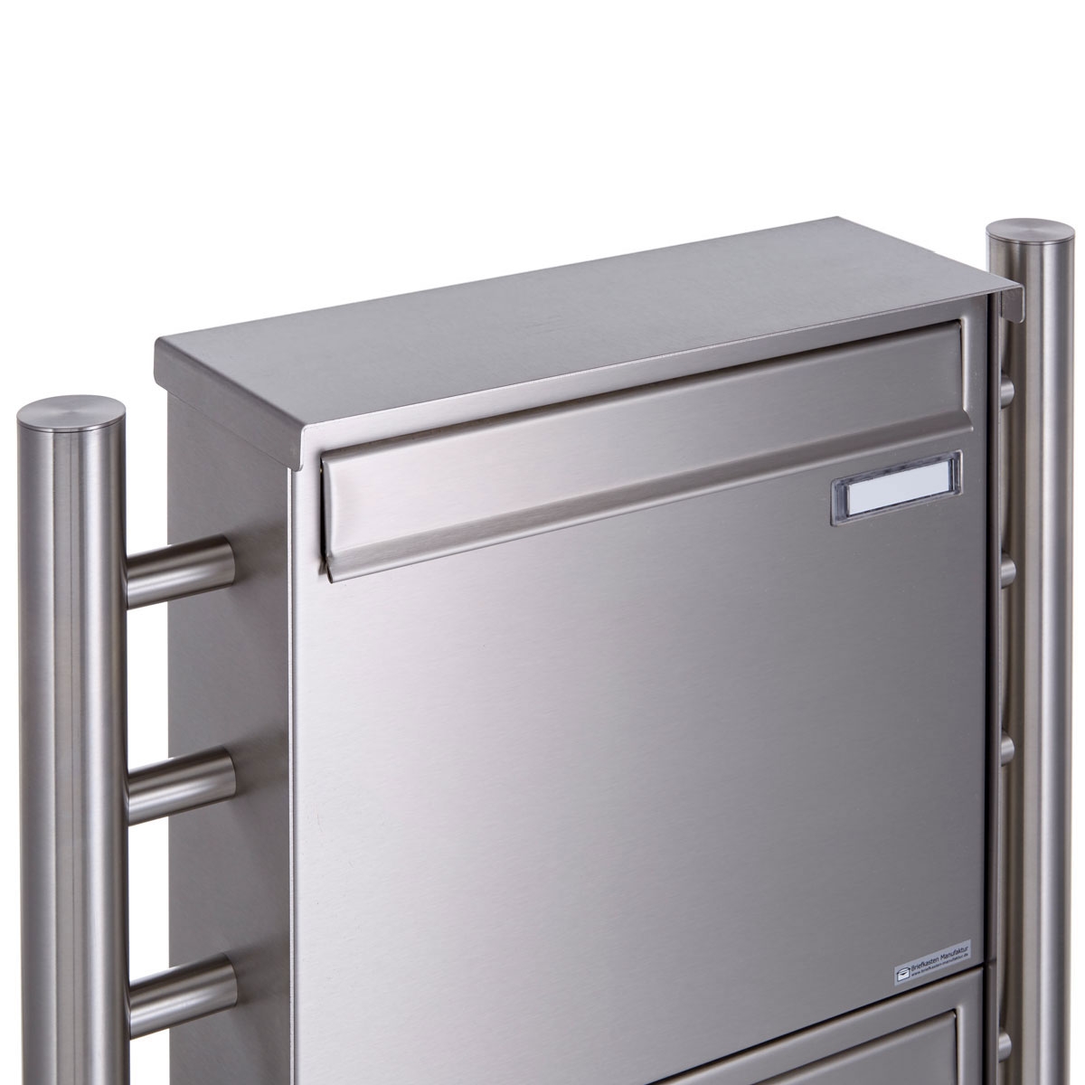 Cassetta per le lettere per recinzione a libera installazione Design BASIC Plus 381XZ ST-R - acciaio inox lucido Cassetta per le lettere per recinzione a libera installazione Design BASIC Plus 381XZ ST-R - acciaio inox lucido