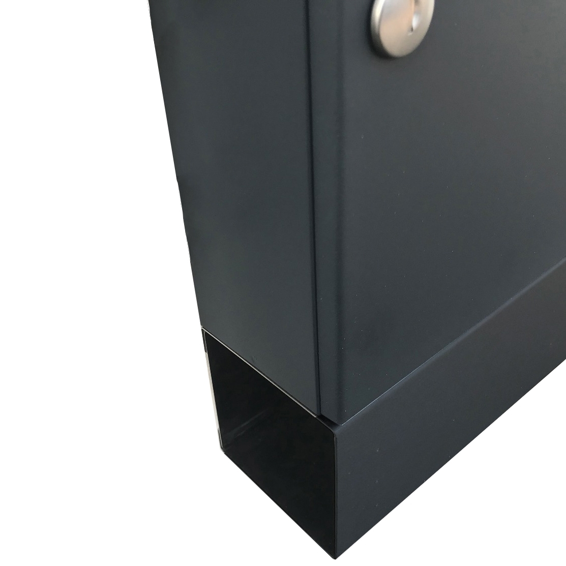 2er 1x2 Aufputz Briefkasten BASIC 382A AP mit Zeitungsfach - RAL 7016 anthrazitgrau 2er 1x2 Aufputz Briefkasten BASIC 382A AP mit Zeitungsfach - RAL 7016 anthrazitgrau