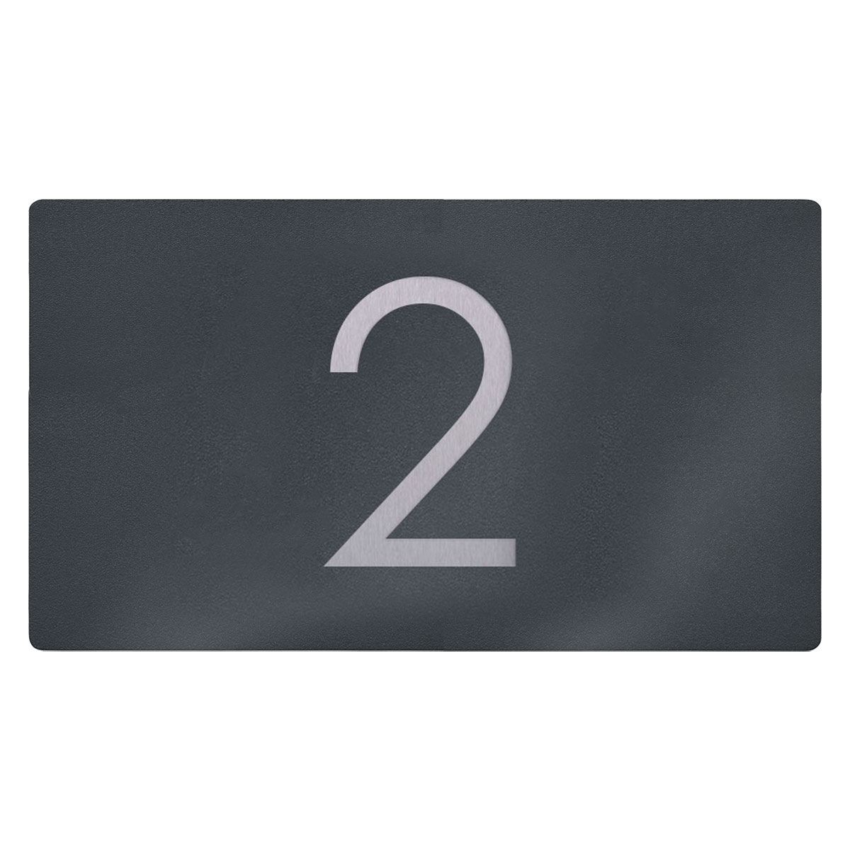 9cd26e7d06fa9eabafc0091d08a3492311d7247c Tabliczka z numerem domu ze stali nierdzewnej Elegance 423A 395x225 - RAL do wyboru