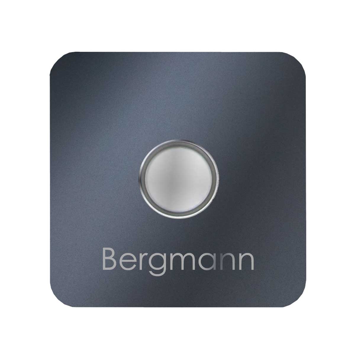 558e37d3d9c11280f91c037c8038b1da13e53cd4 Klingelplatte GRIMM mit LED Ringbeleuchtung - QUAD 100 - RAL nach Wahl
