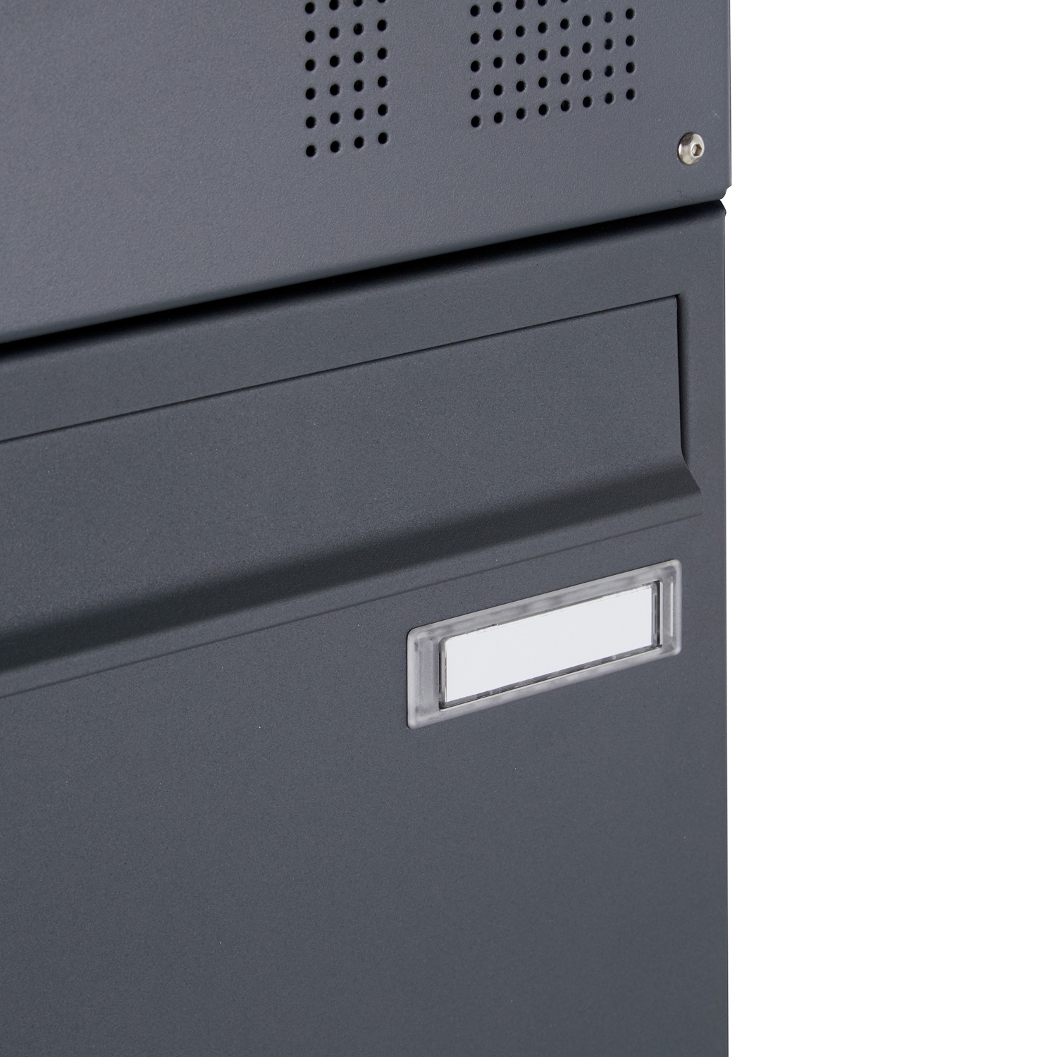 4er 2x2 Edelstahl Standbriefkasten Design BASIC Plus 381X ST-R mit Klingelkasten & Zeitungsfach - RAL 4er 2x2 Edelstahl Standbriefkasten Design BASIC Plus 381X ST-R mit Klingelkasten & Zeitungsfach - RAL