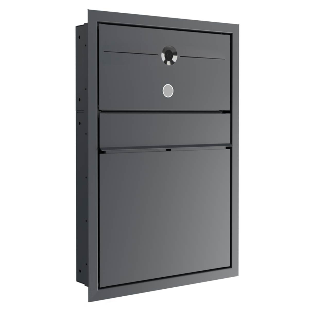 Design flush-mounted letterbox GOETHE UP - RAL of your choice - COMELIT Switch - VIDEO complete set Wifi Design flush-mounted letterbox GOETHE UP - RAL of your choice - COMELIT Switch - VIDEO complete set Wifi