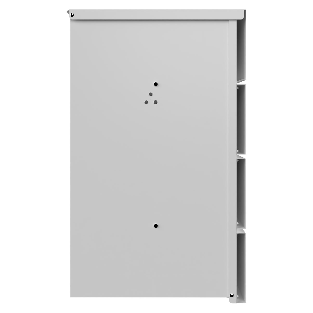 Aufputz Paketbox KANT Edition - Design Elegance 1 - RAL 9016 verkehrsweiß