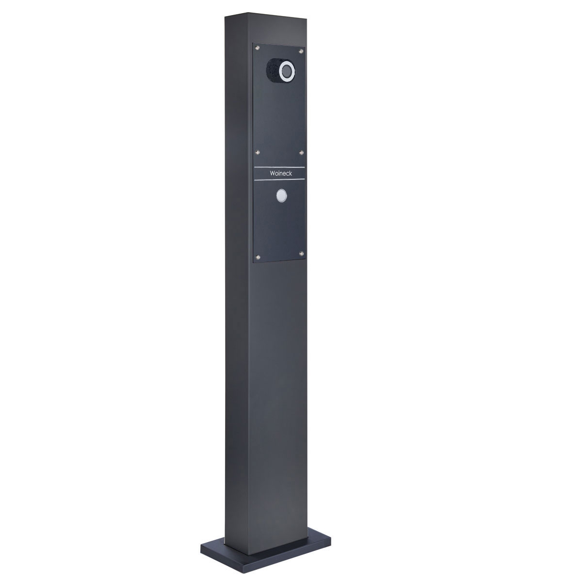 b76fe7f0be105a5d57a7861ce6937a96b1c4266a Doorbell pedestal Designer - Stainless steel V2A - RAL of your choice - Comelit VIDEO complete set Wifi