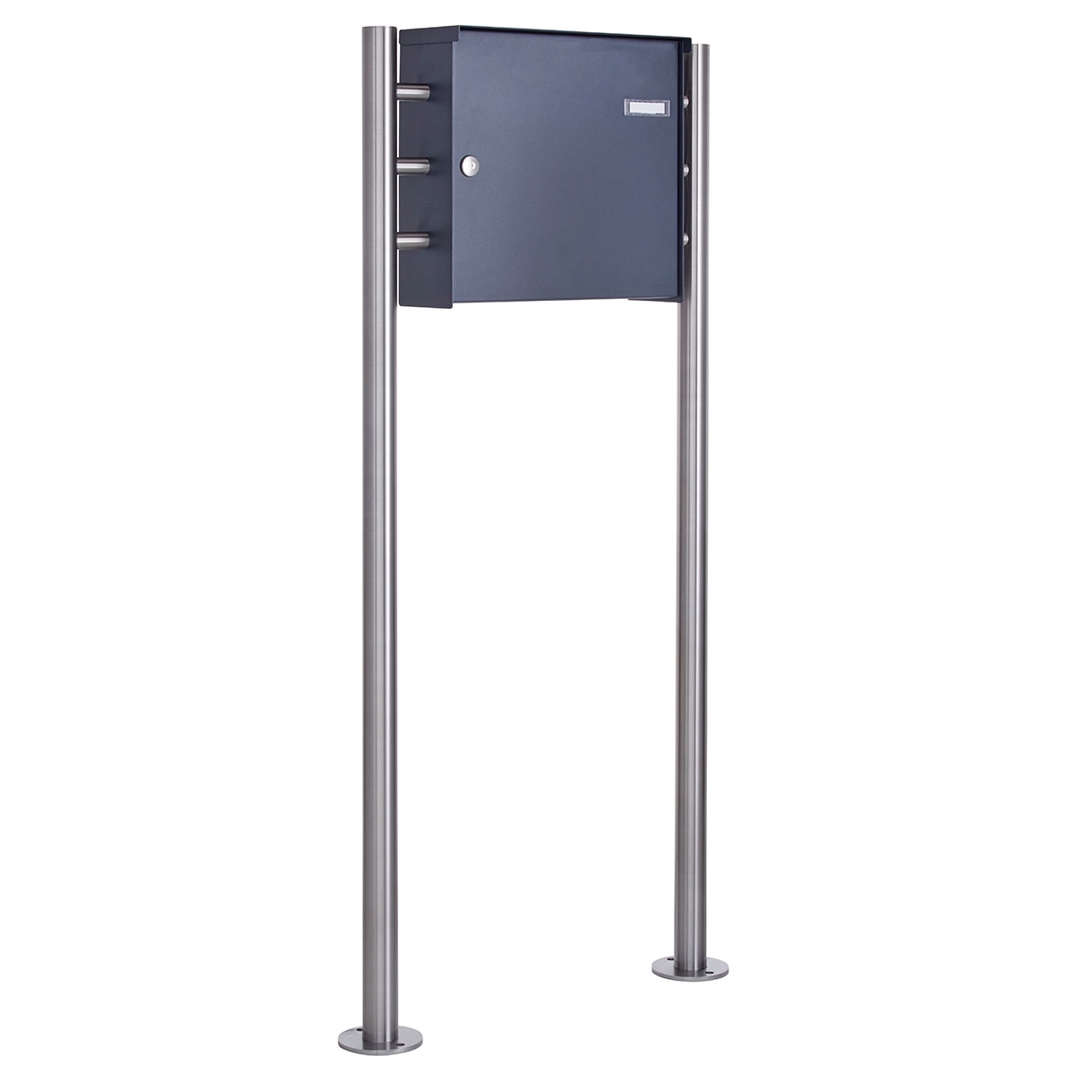 Zaunbriefkasten freistehend Design BASIC Plus 381XZ ST-R - RAL nach Wahl Zaunbriefkasten freistehend Design BASIC Plus 381XZ ST-R - RAL nach Wahl