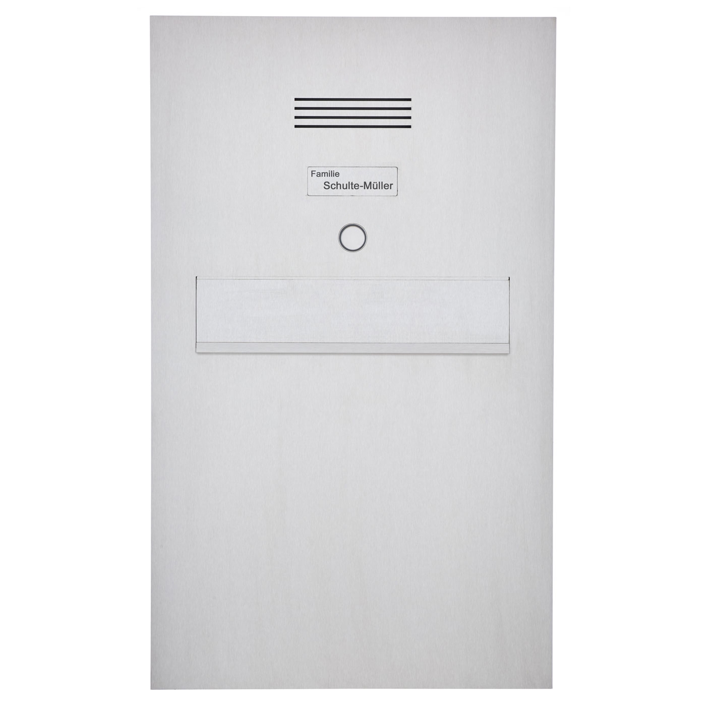 Edelstahl Zaunbriefkasten Designer Modell BIG - Clean Edition - INDIVIDUELL Edelstahl Zaunbriefkasten Designer Modell BIG - Clean Edition - INDIVIDUELL