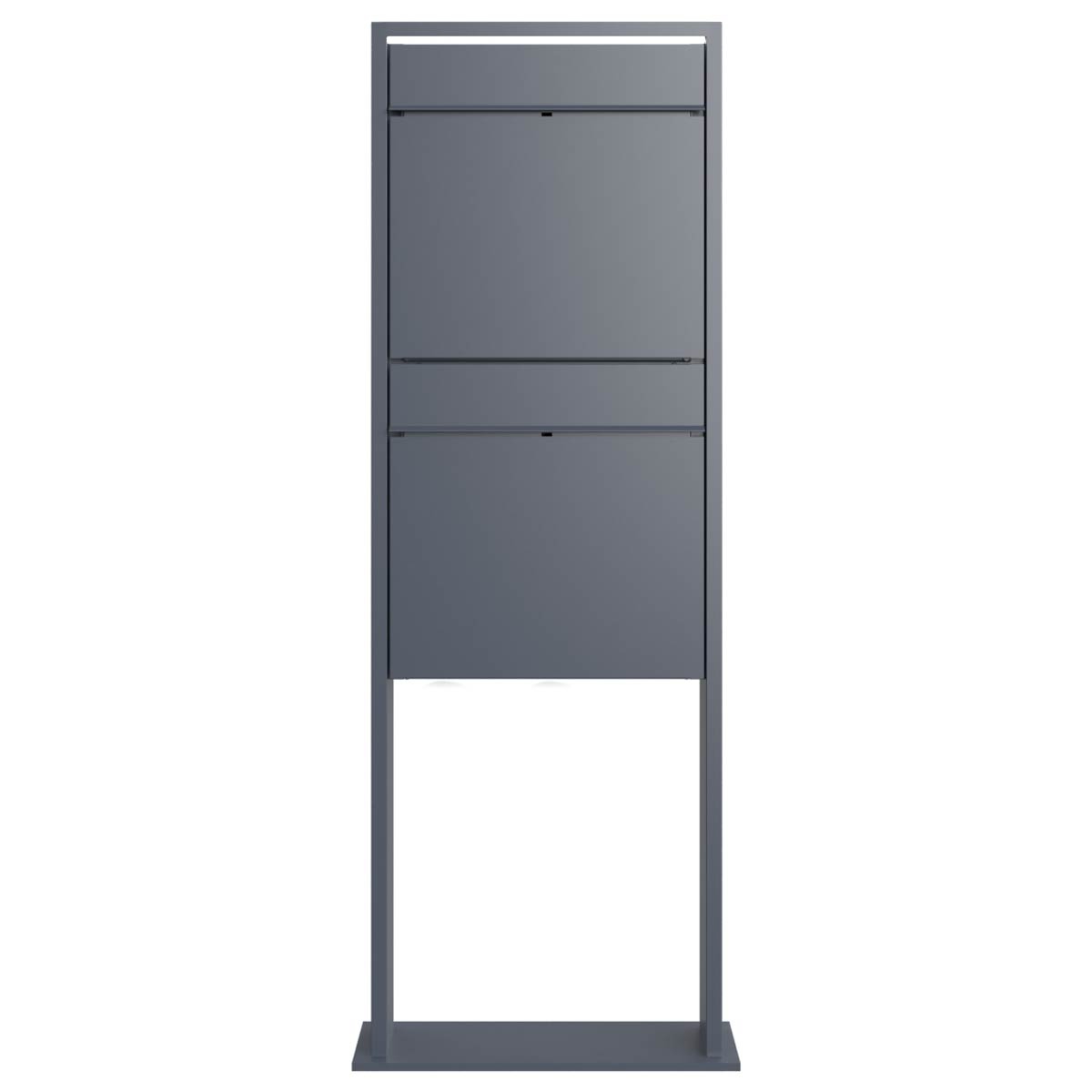 2er Design Standbriefkasten GOETHE LIB - LED Designelement - RAL nach Wahl 2er Design Standbriefkasten GOETHE LIB - LED Designelement - RAL nach Wahl