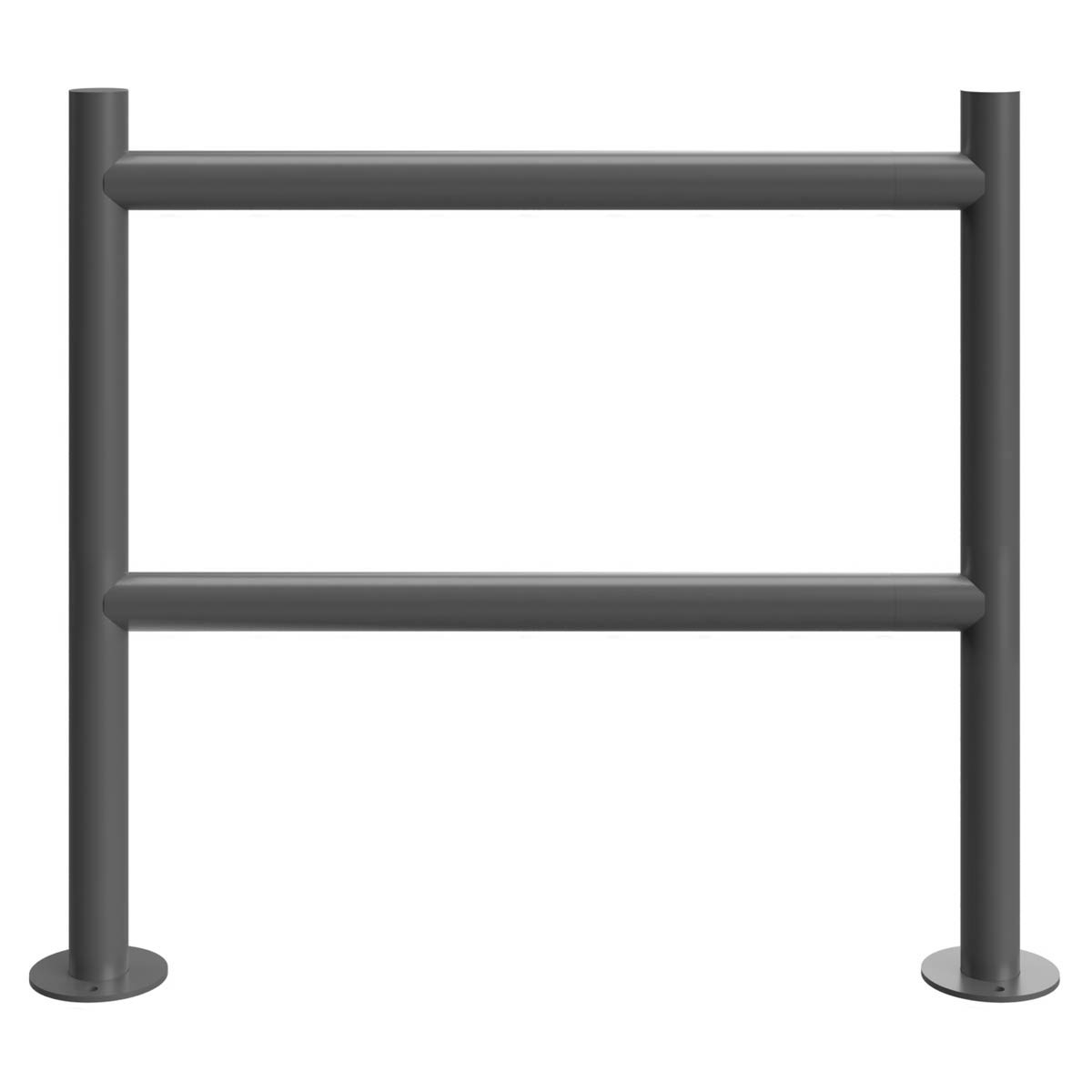 0b4ff83d3a69c701ad762d8a3adfeacaf0d18515 Stainless steel bicycle leaning bracket ACHIM with double crossbar - RAL of your choice