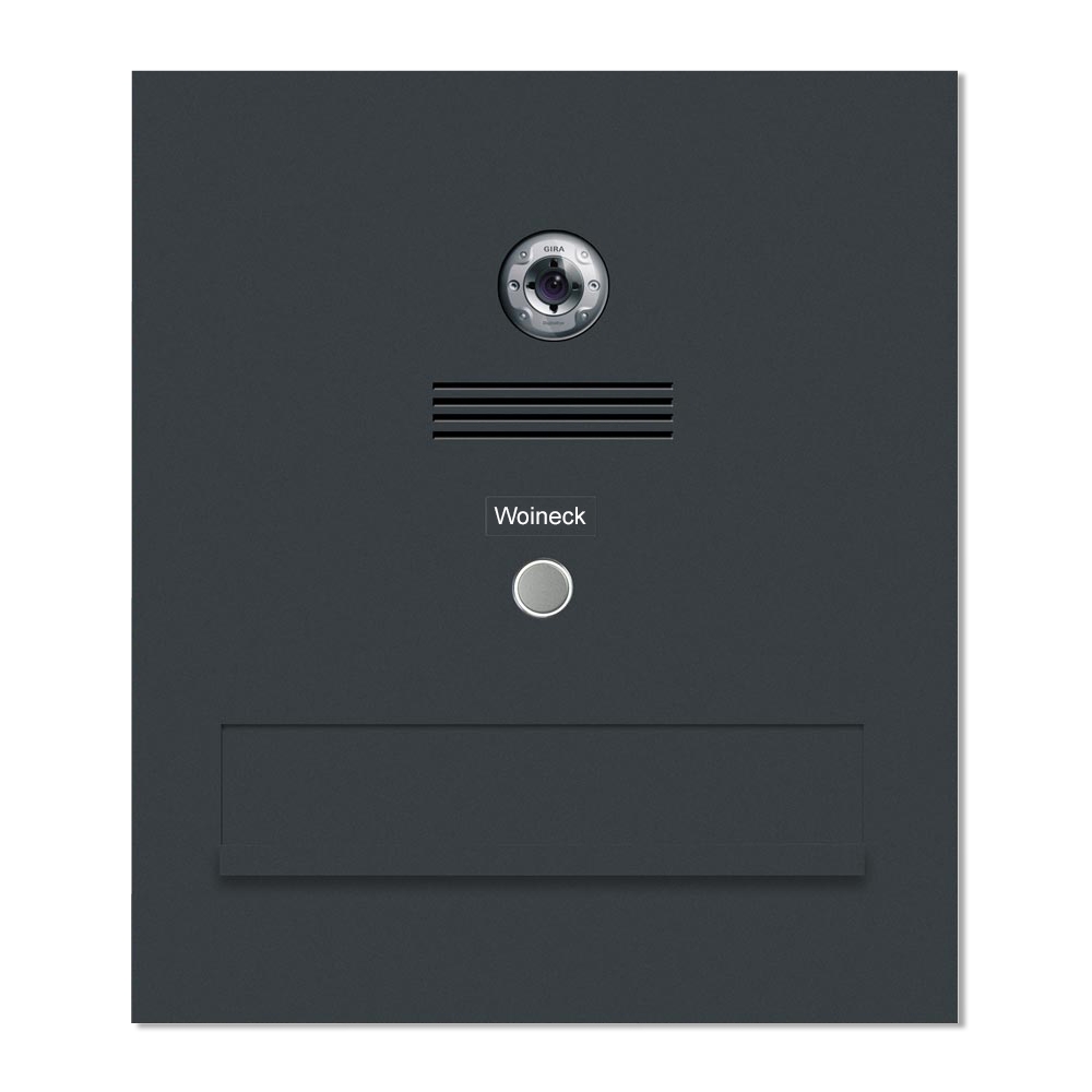 Cassetta per le lettere a muro in acciaio inox modello designer - Clean Edition - RAL a scelta - INDIVIDUALE