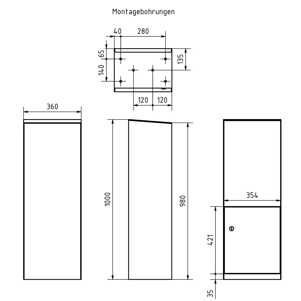 Abmessungen Abmessungen