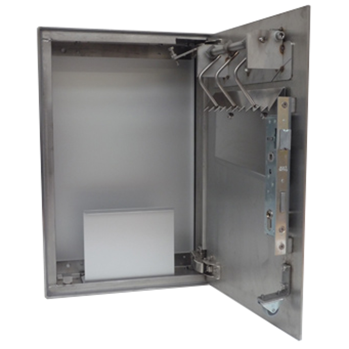 Veiligheidsbrievenbus type 116 AP - roestvrij staal met poedercoating - RAL naar keuze