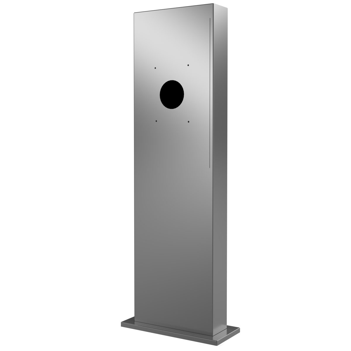 Stainless steel stele GRIMM 605 BIG - Customised wallbox prepared - Polished stainless steel Stainless steel stele GRIMM 605 BIG - Customised wallbox prepared - Polished stainless steel