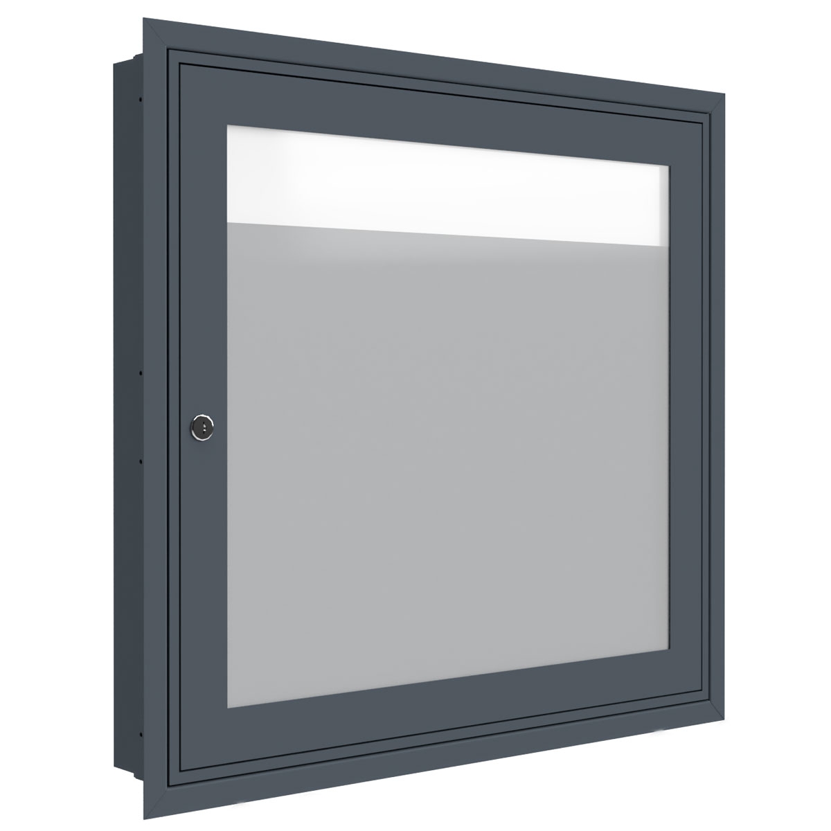 Unterputz Schaukasten BASIC Plus 389 UP - 710x660 - RAL 7016 anthrazitgrau feinstruktur matt Unterputz Schaukasten BASIC Plus 389 UP - 710x660 - RAL 7016 anthrazitgrau feinstruktur matt