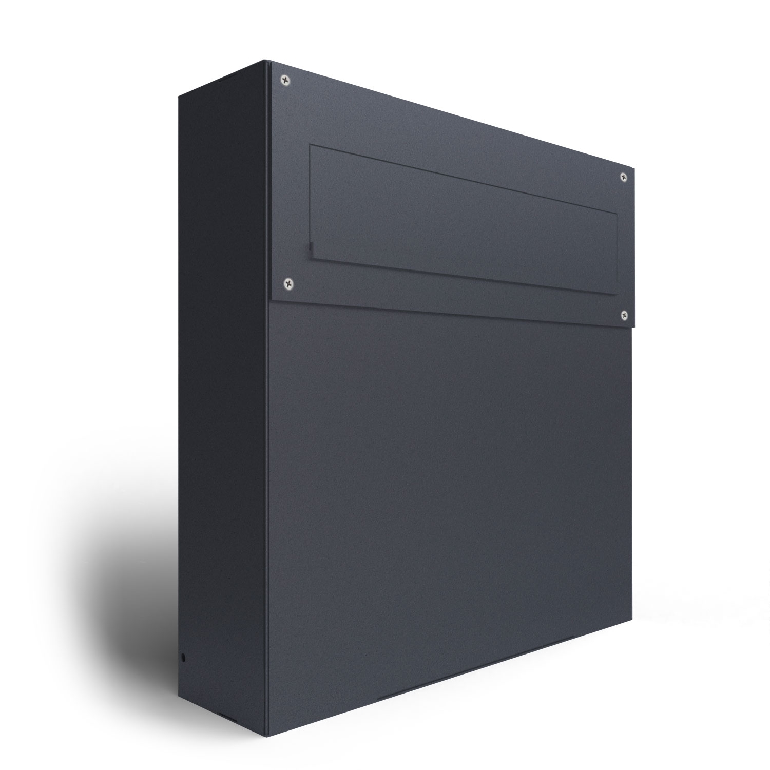 Stainless steel interior door letterbox BIG - RAL of your choice - Suitable for letter slot 410x140mm