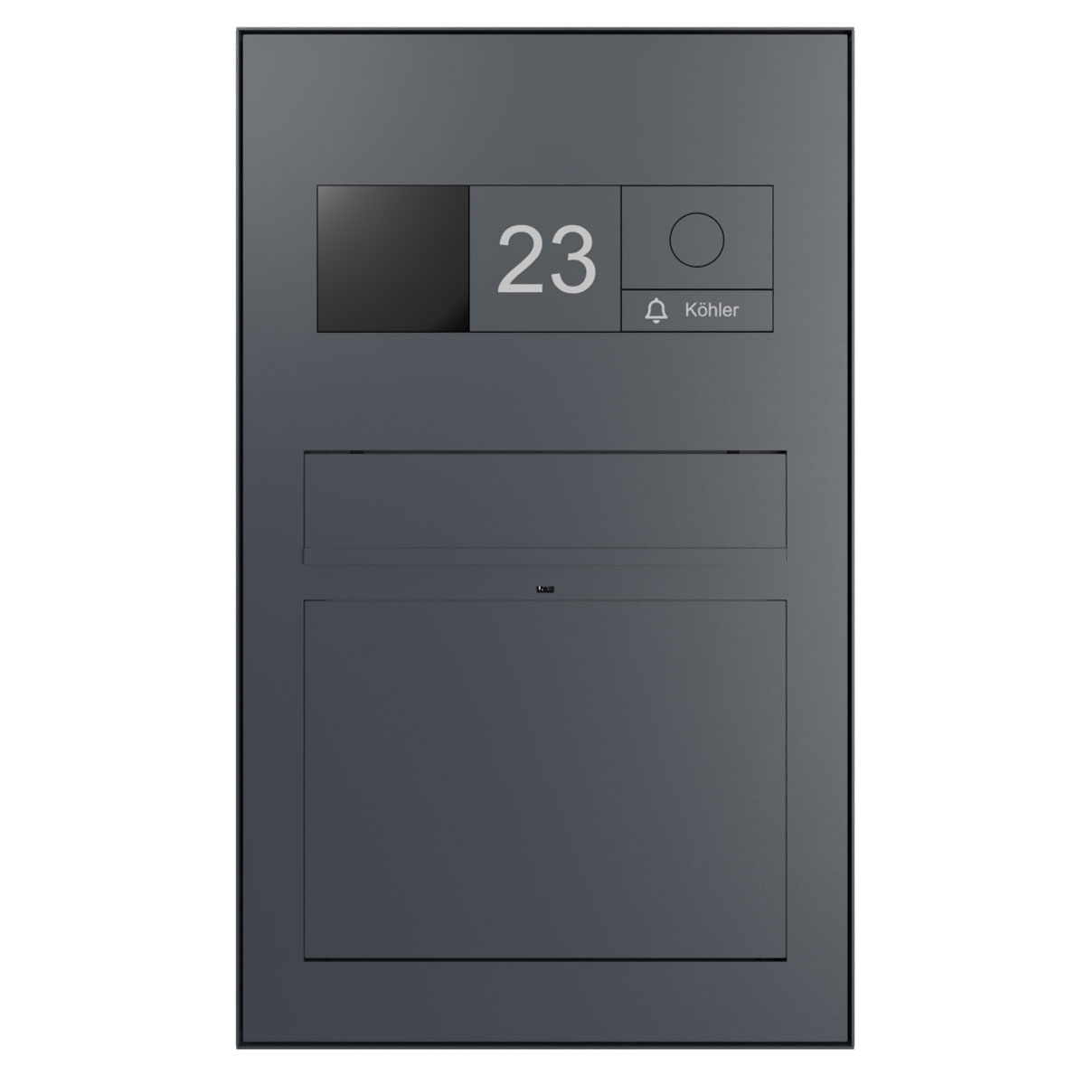 Design surface-mounted letterbox GRIMM - Colour of your choice - GIRA System 106 - 3-gang prepared Design surface-mounted letterbox GRIMM - Colour of your choice - GIRA System 106 - 3-gang prepared