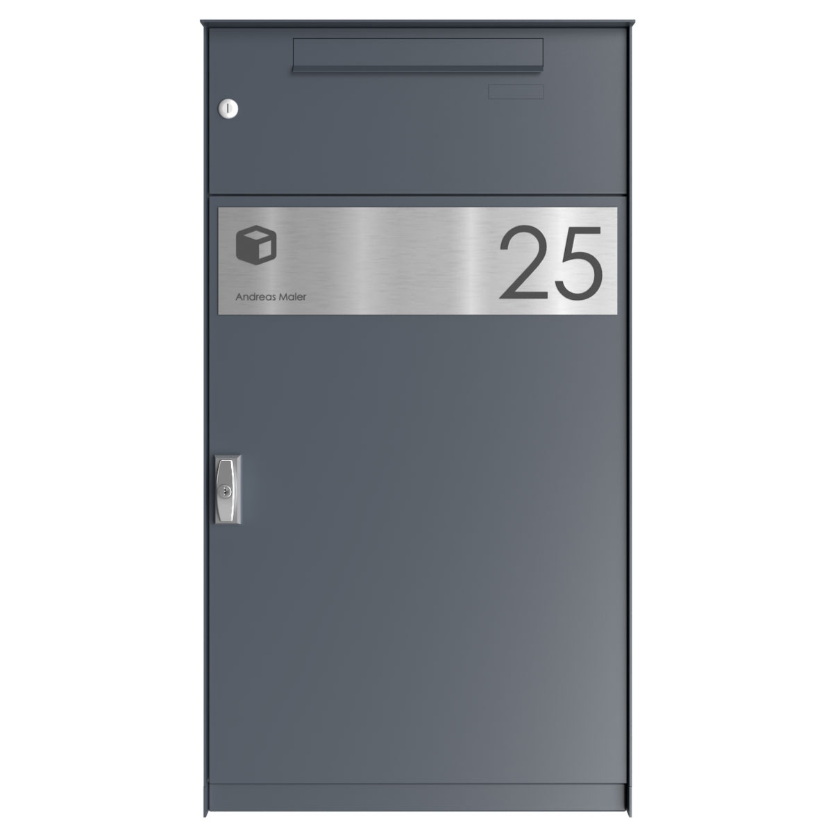 XXL Paketbriefkasten BASIC Plus 863X STL - Design Elegance 1 - Farbe nach Wahl